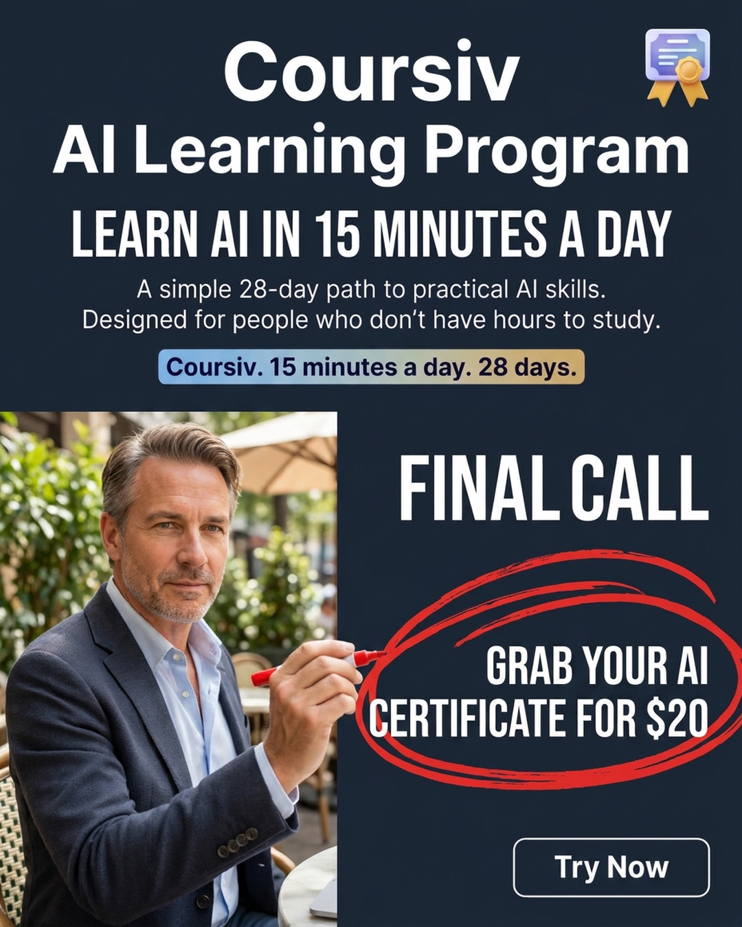 AI Simplified Facebook ad