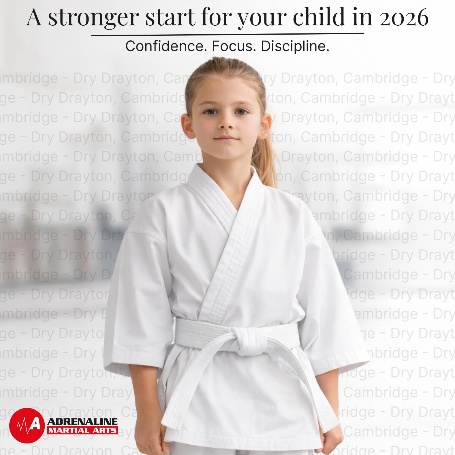 Adrenaline Martial Arts Facebook ad from Jan 1, 2026