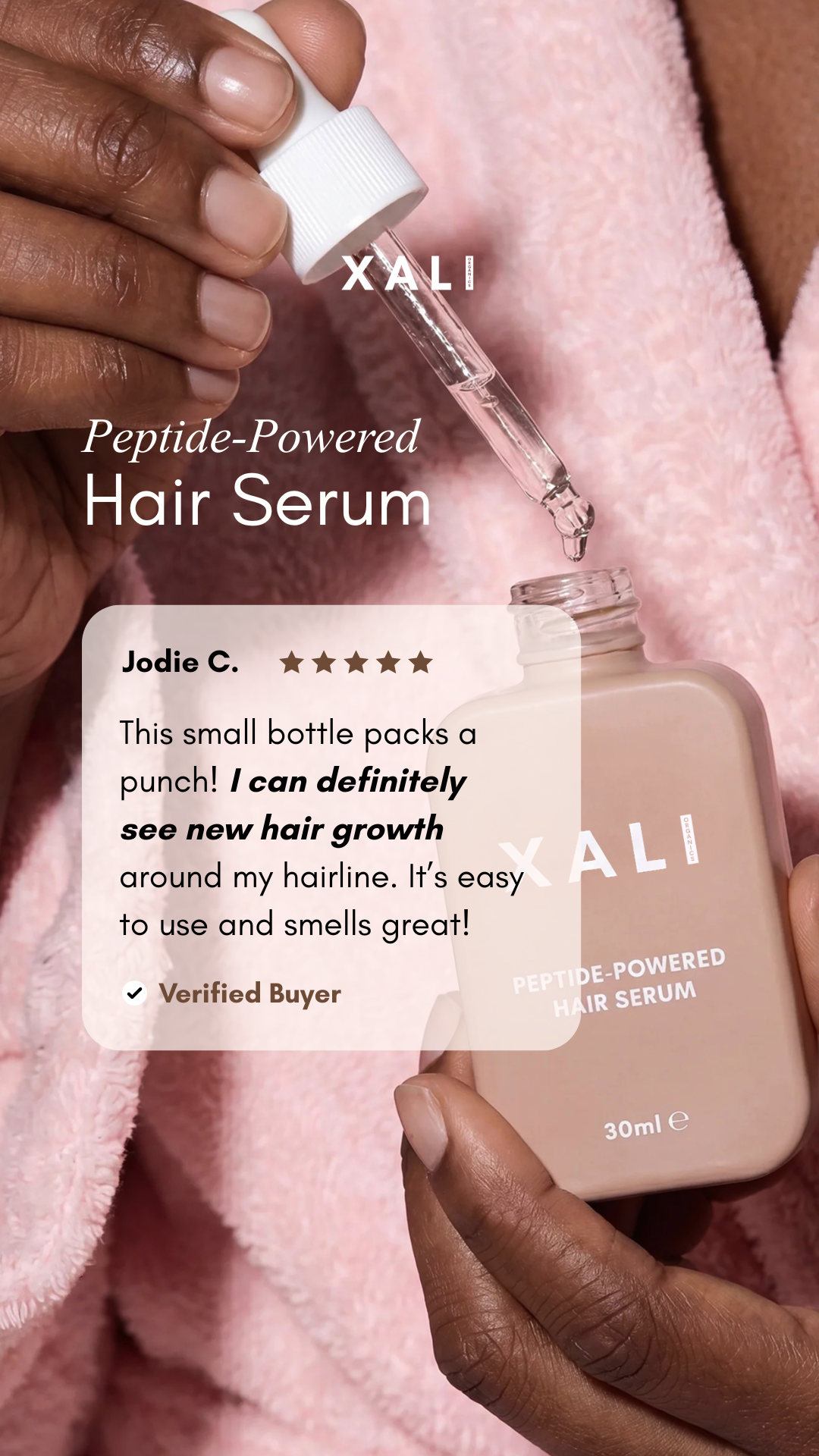 Xali Organics Facebook ad