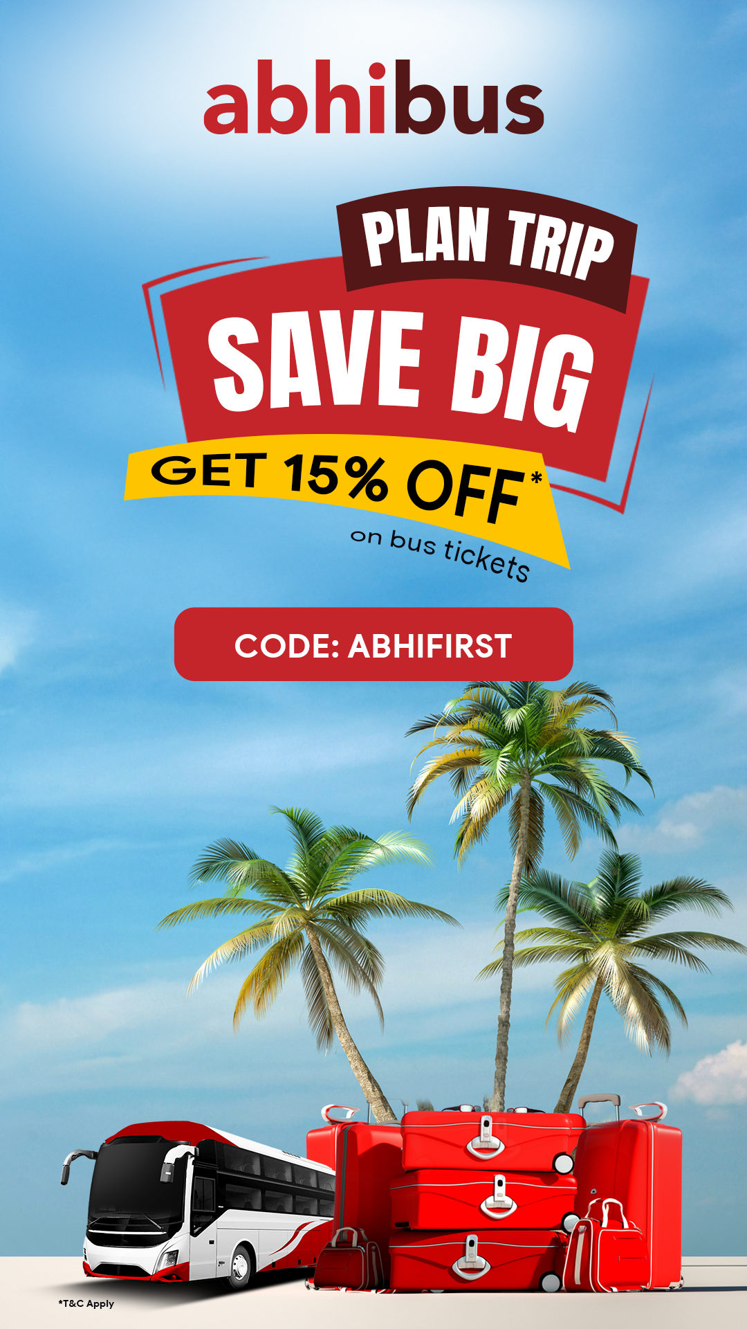 AbhiBus Facebook ad
