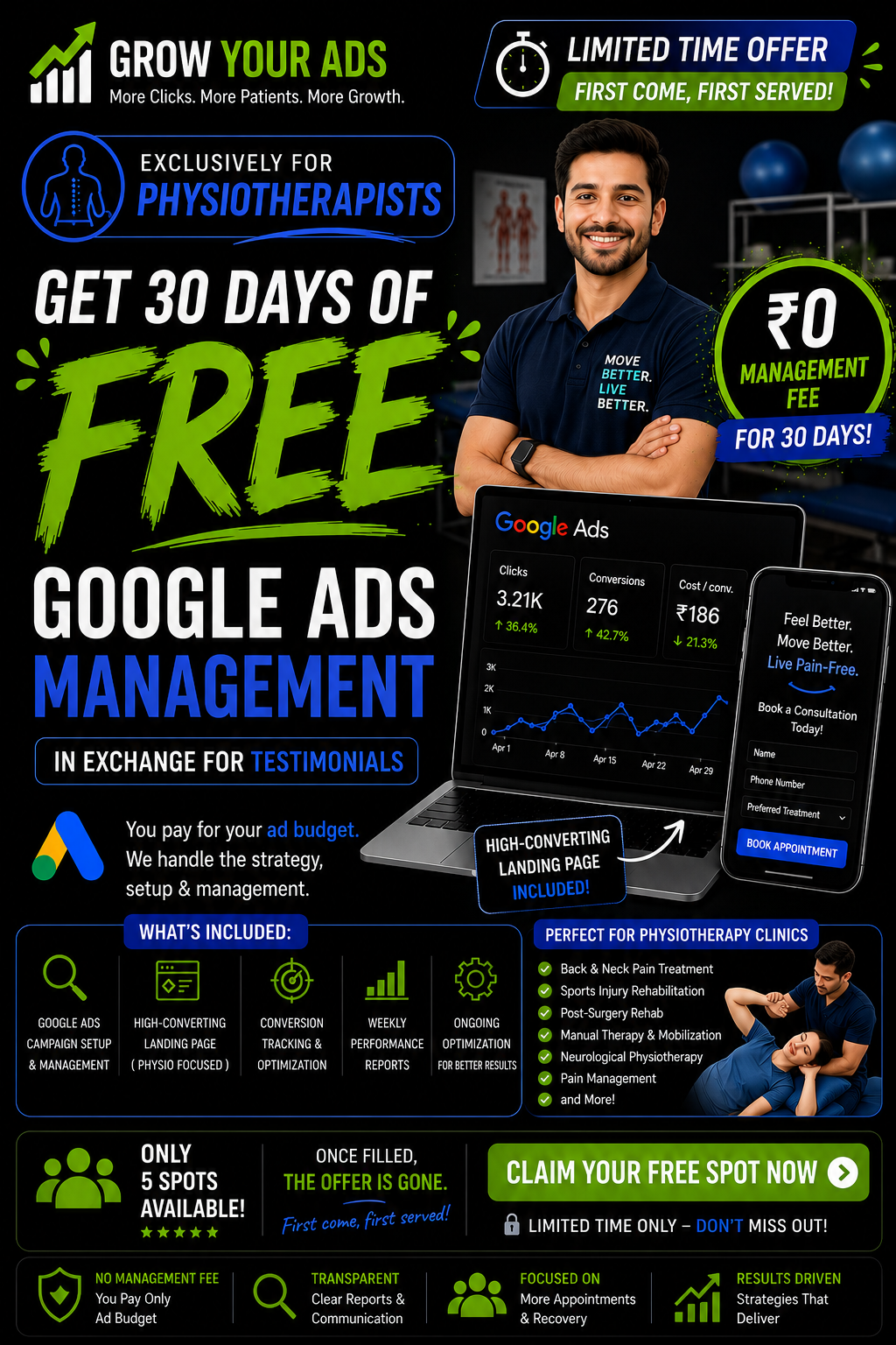 GrowyourAds.shop Facebook ad: 30 Days Free Google Ads Management