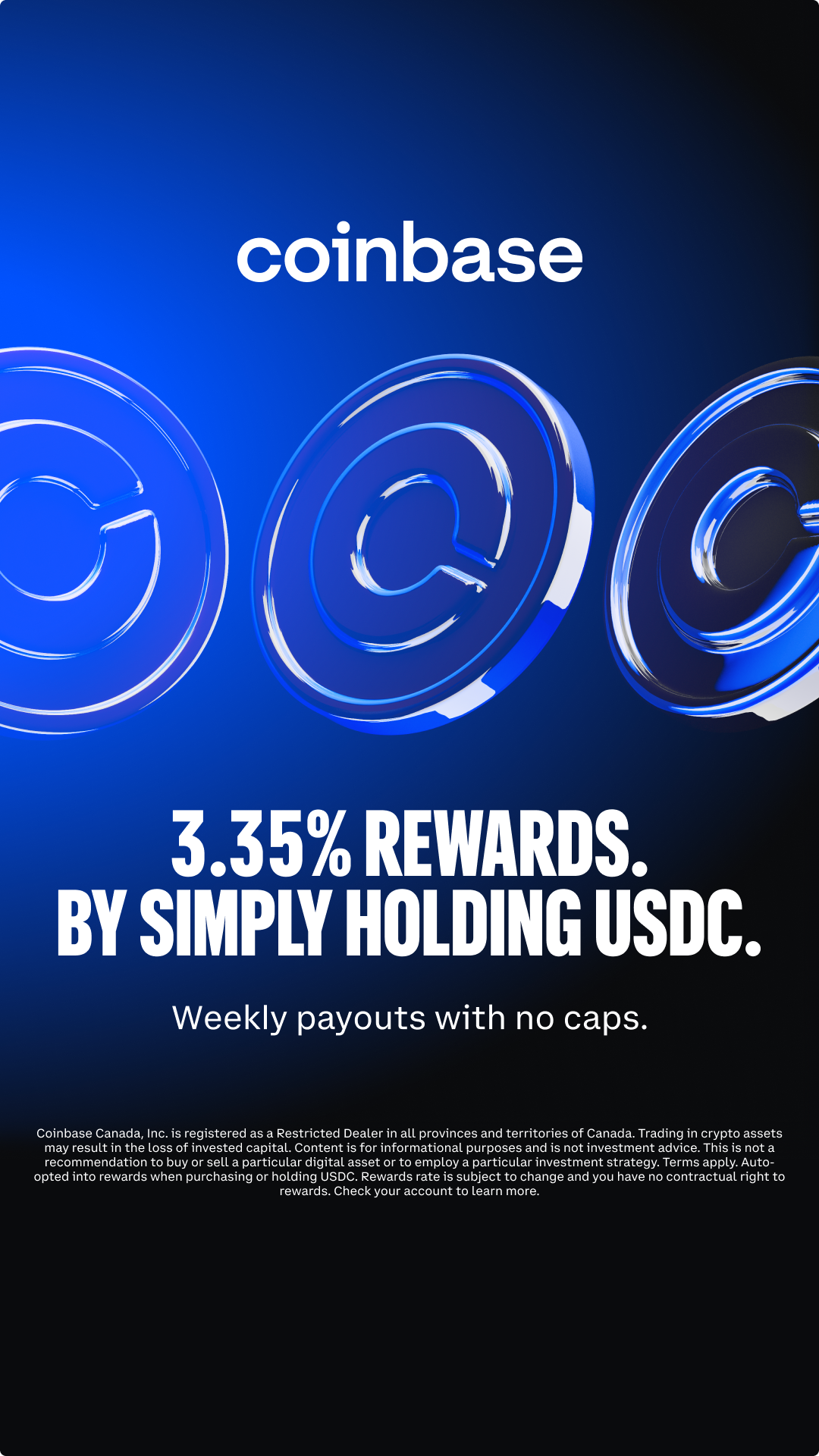 Coinbase Facebook ad