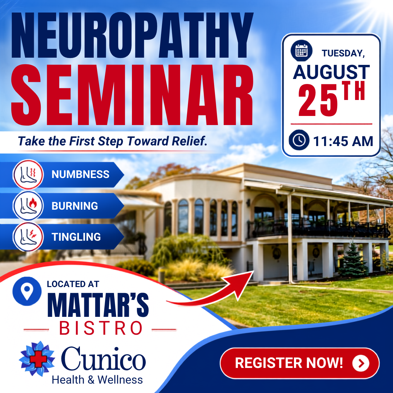 Cunico Health & Wellness Facebook ad from Aug 12, 2026