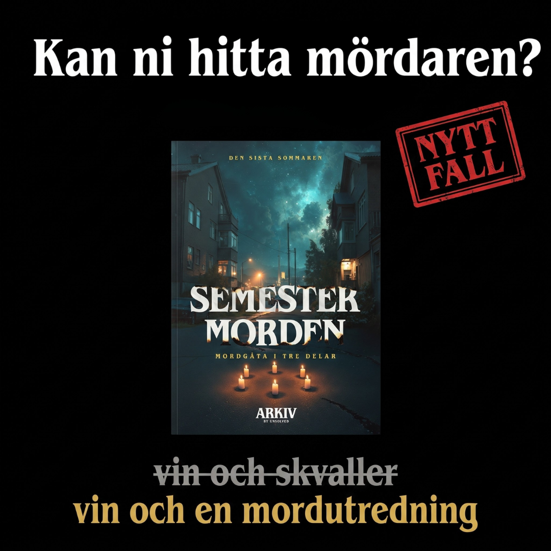 ARKIV by Unsolved - Mordgåtor att lösa hemma Facebook ad