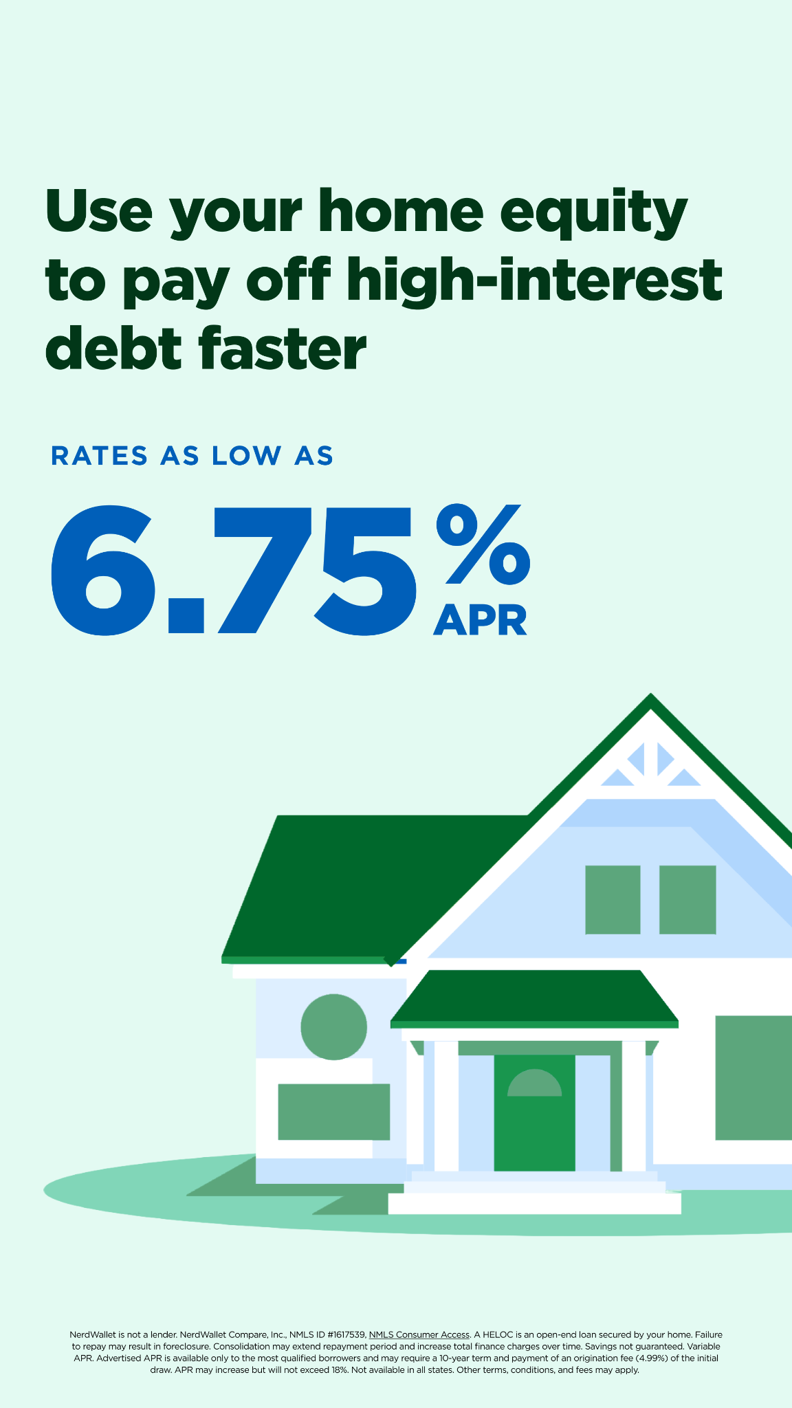 NerdWallet Facebook ad
