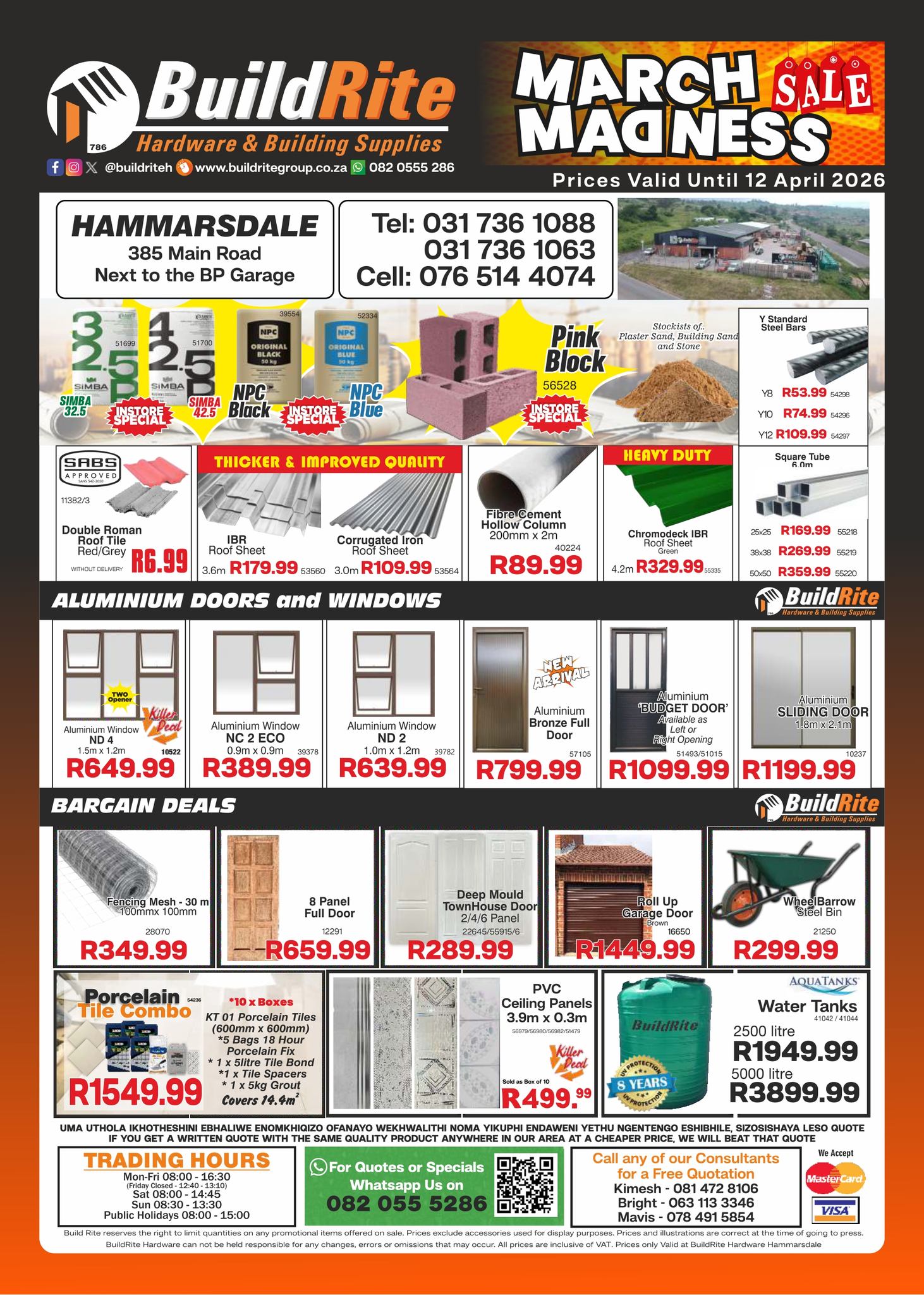 Build Rite Hardware Facebook ad