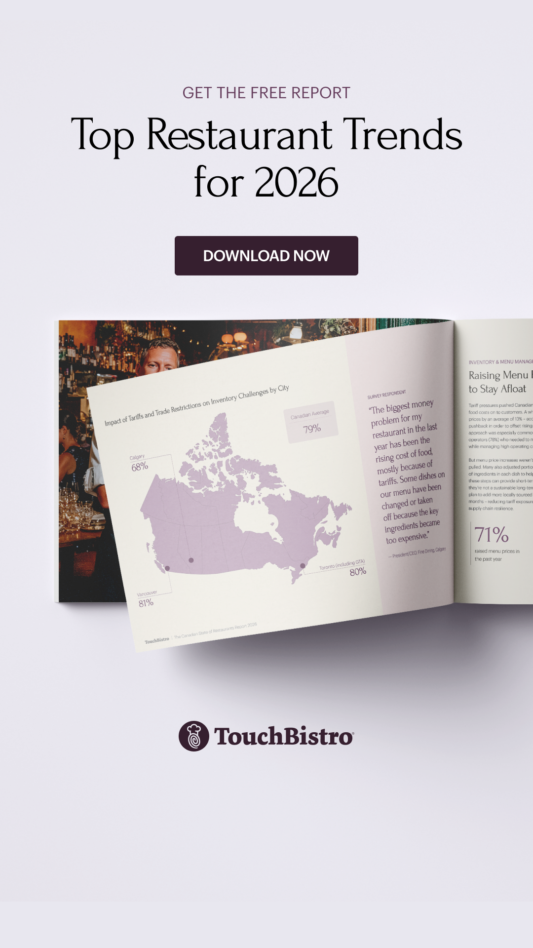 TouchBistro Facebook ad from Mar 15, 2026