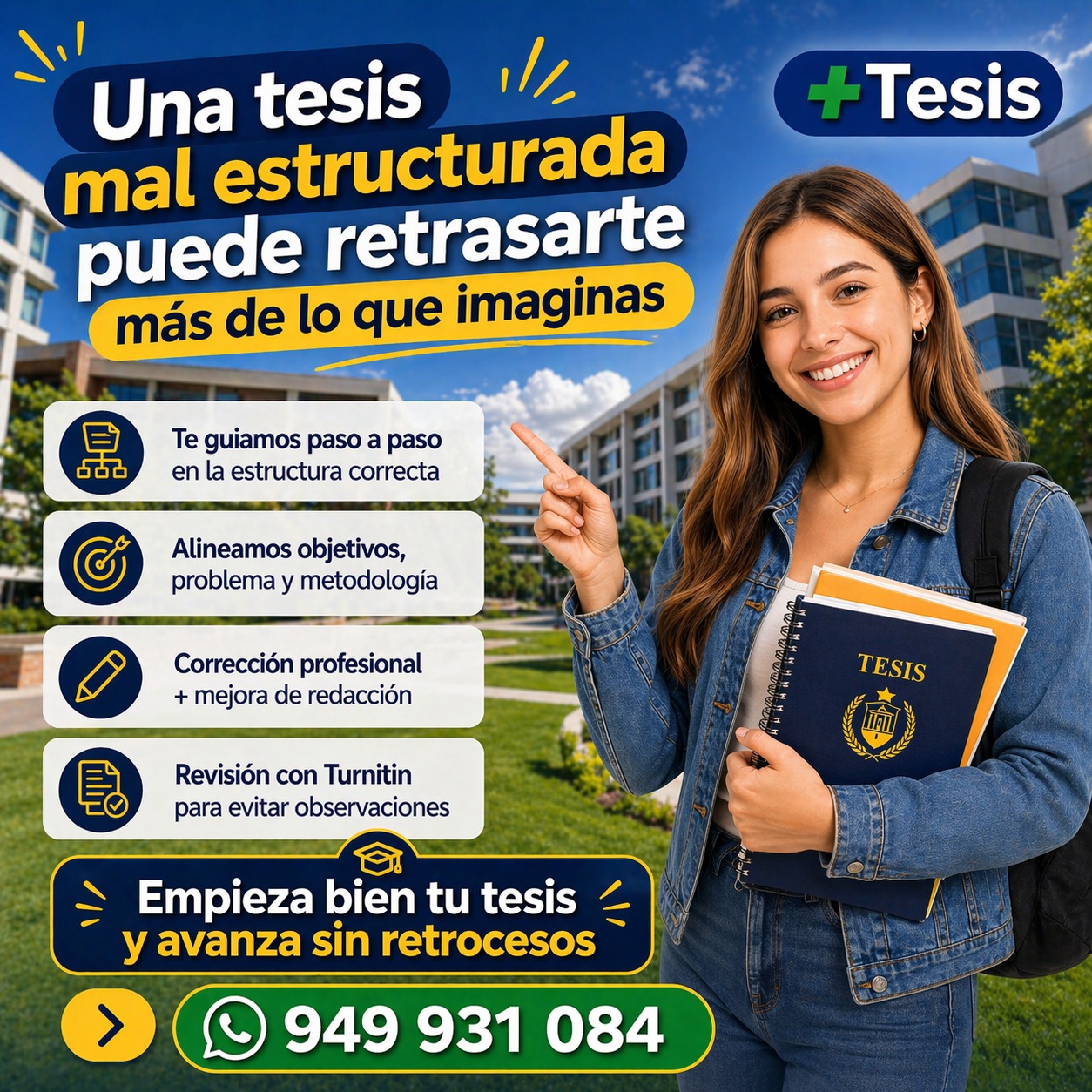 MASTesis Facebook ad: Una mala estructura en tu tesis puede hacerte…