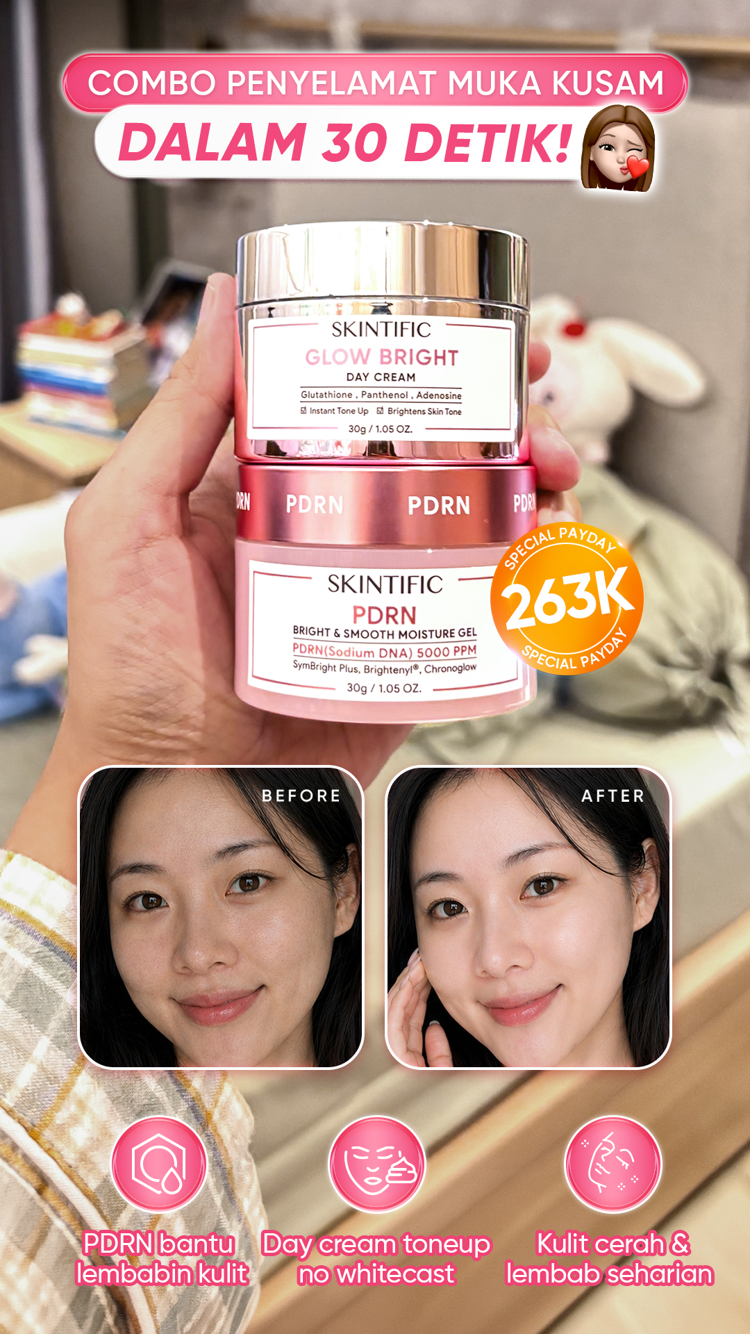Skintific Outlet Facebook ad