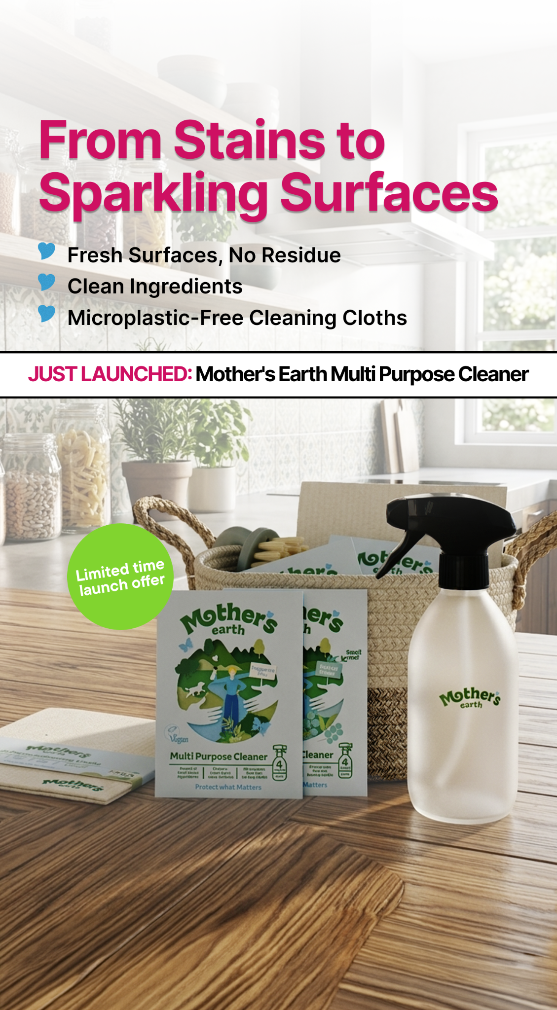 Mothers Earth Facebook ad