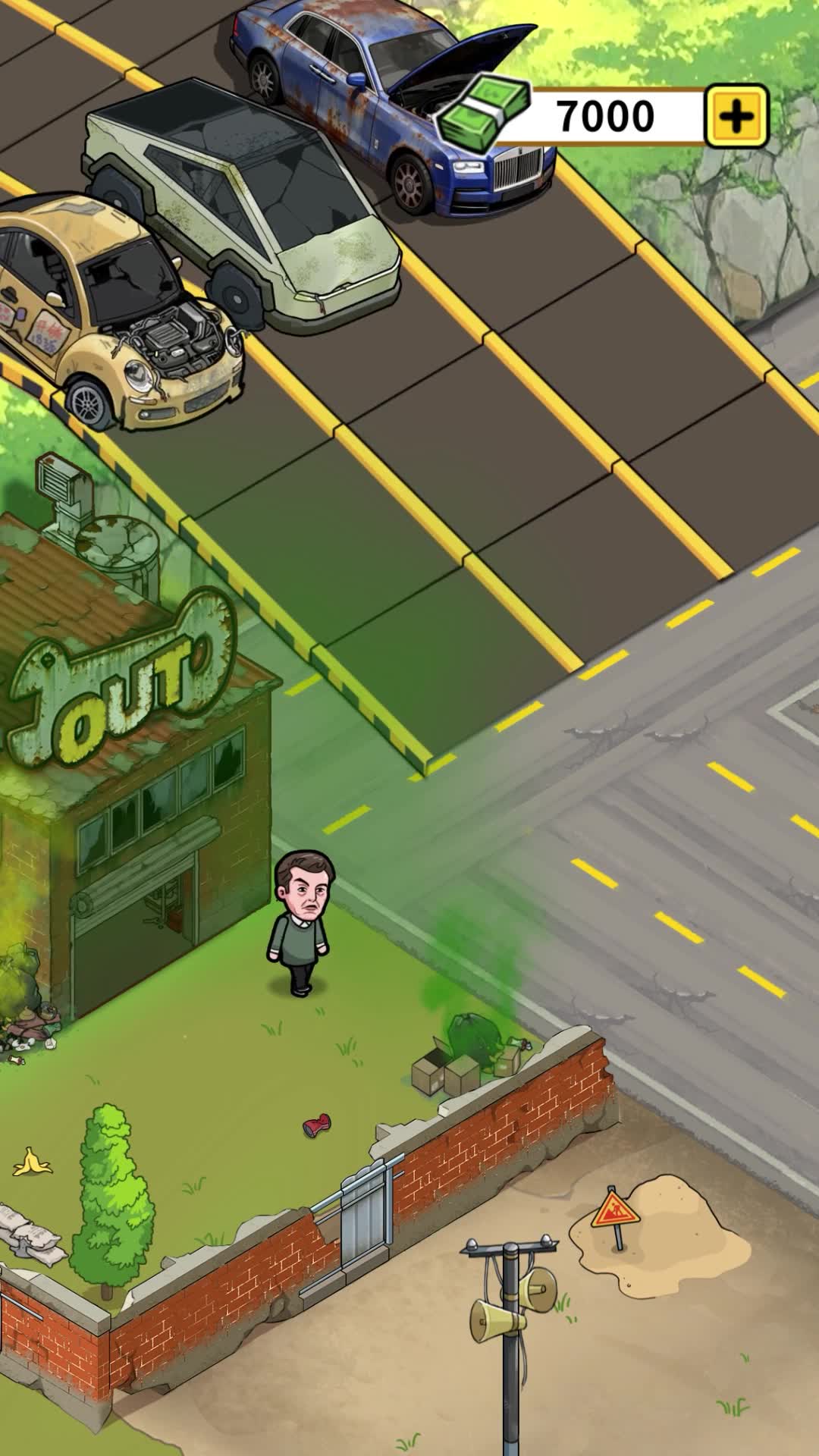 Used Car Tycoon Game Facebook ad: Repair, refurbishing, bargaining, become a used car dealer!