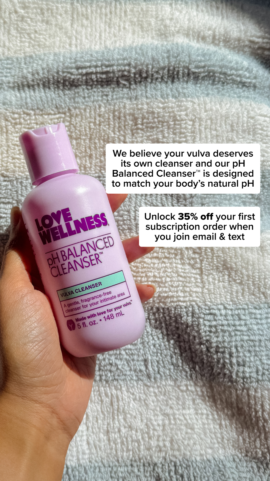 Love Wellness Facebook ad