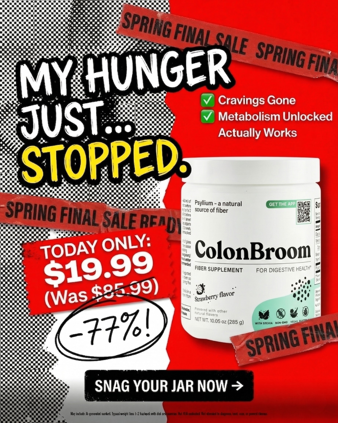 ColonBroom Facebook ad