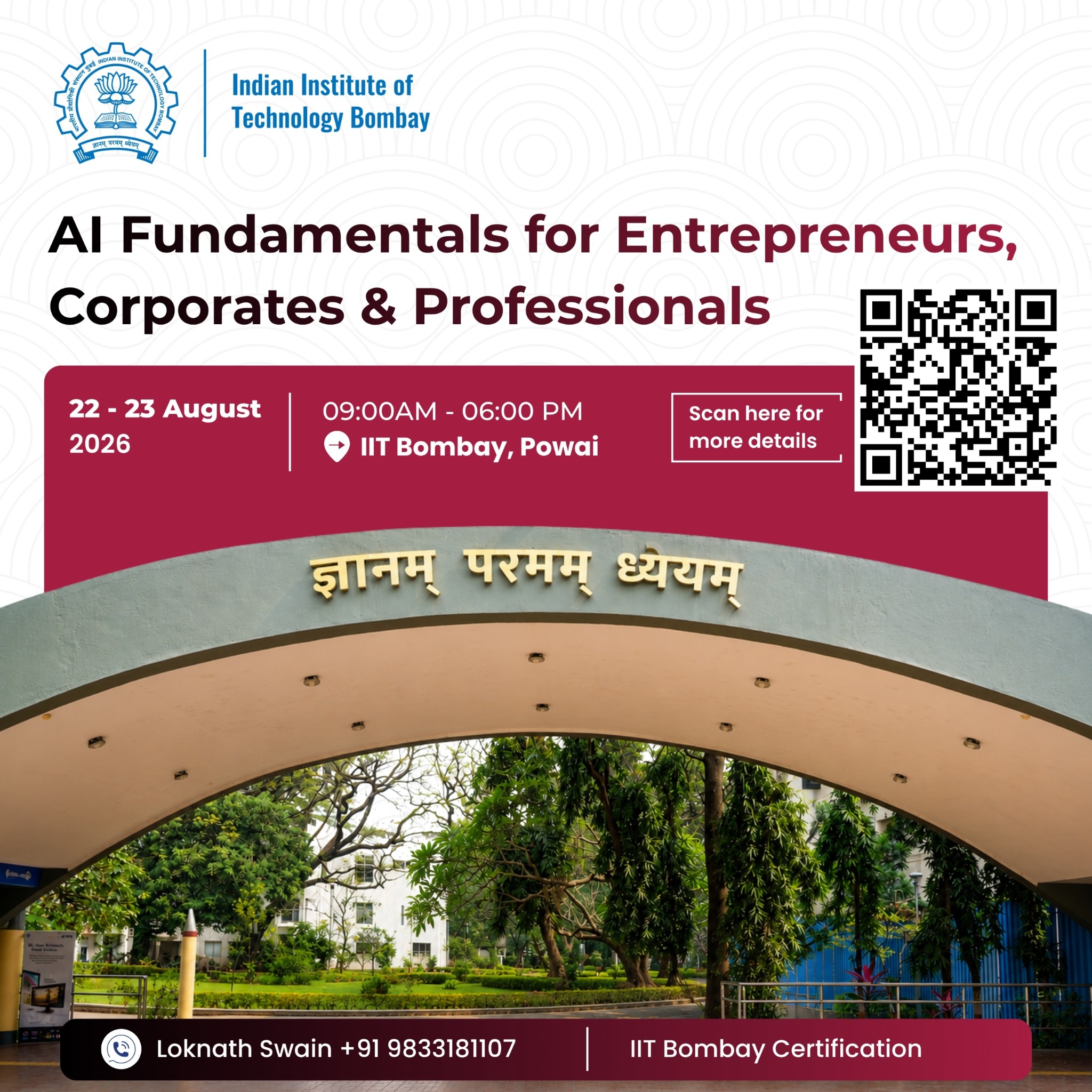 AI Mastery Mentor Facebook ad: IIT Bombay launches 15th AI 2 days Training
