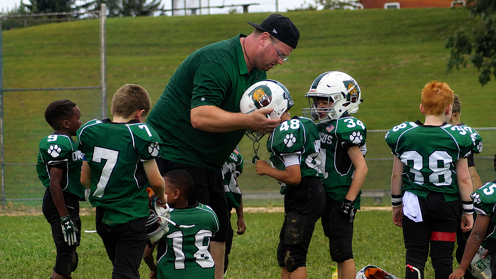 Teen Athlete Health Facebook ad: Safe Hygiene for Football Players