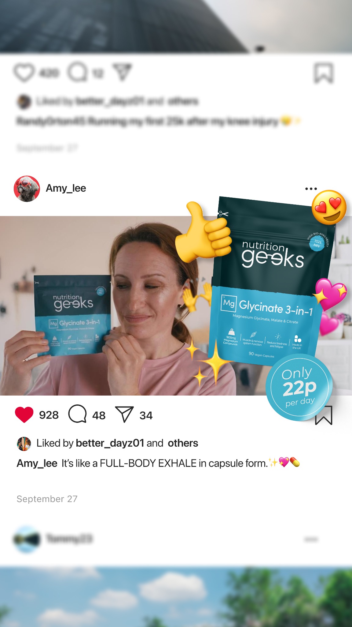 Nutrition Geeks Facebook ad