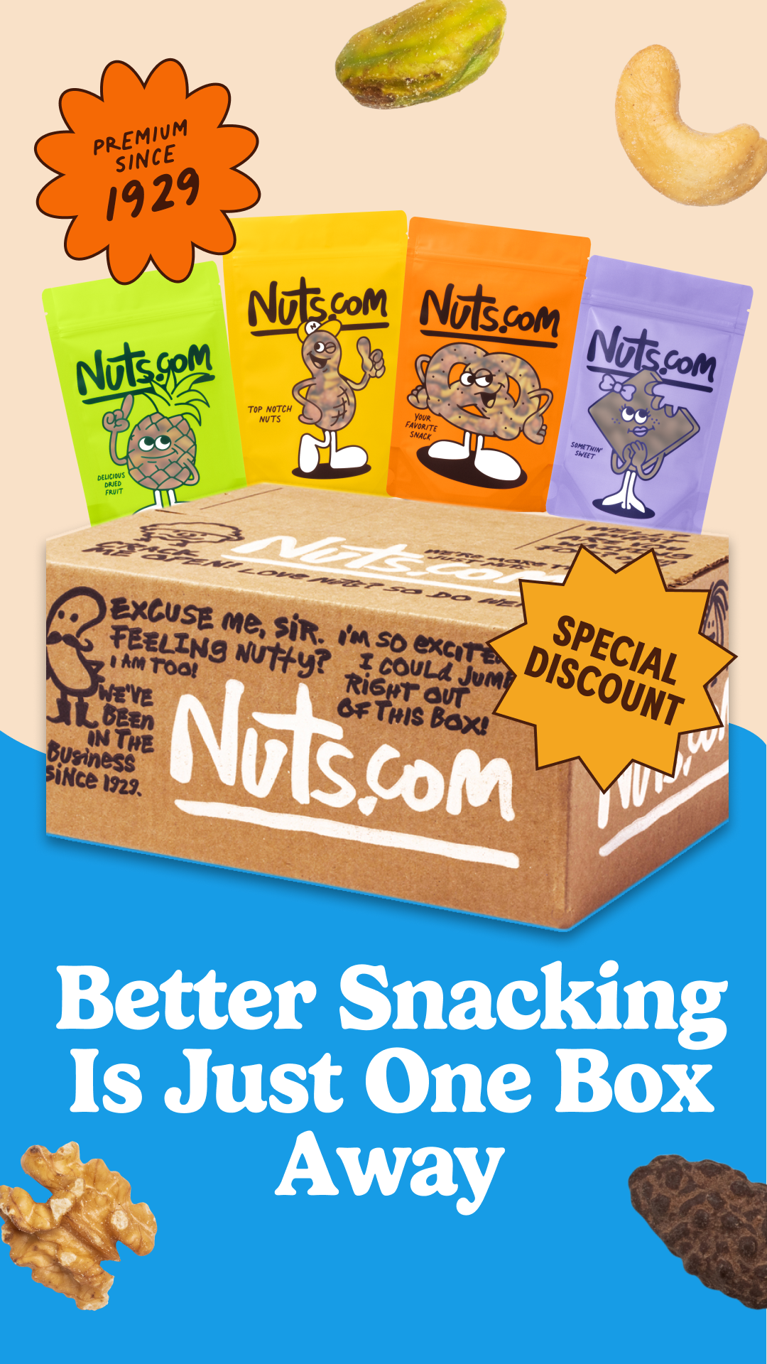 Nuts.com Facebook ad