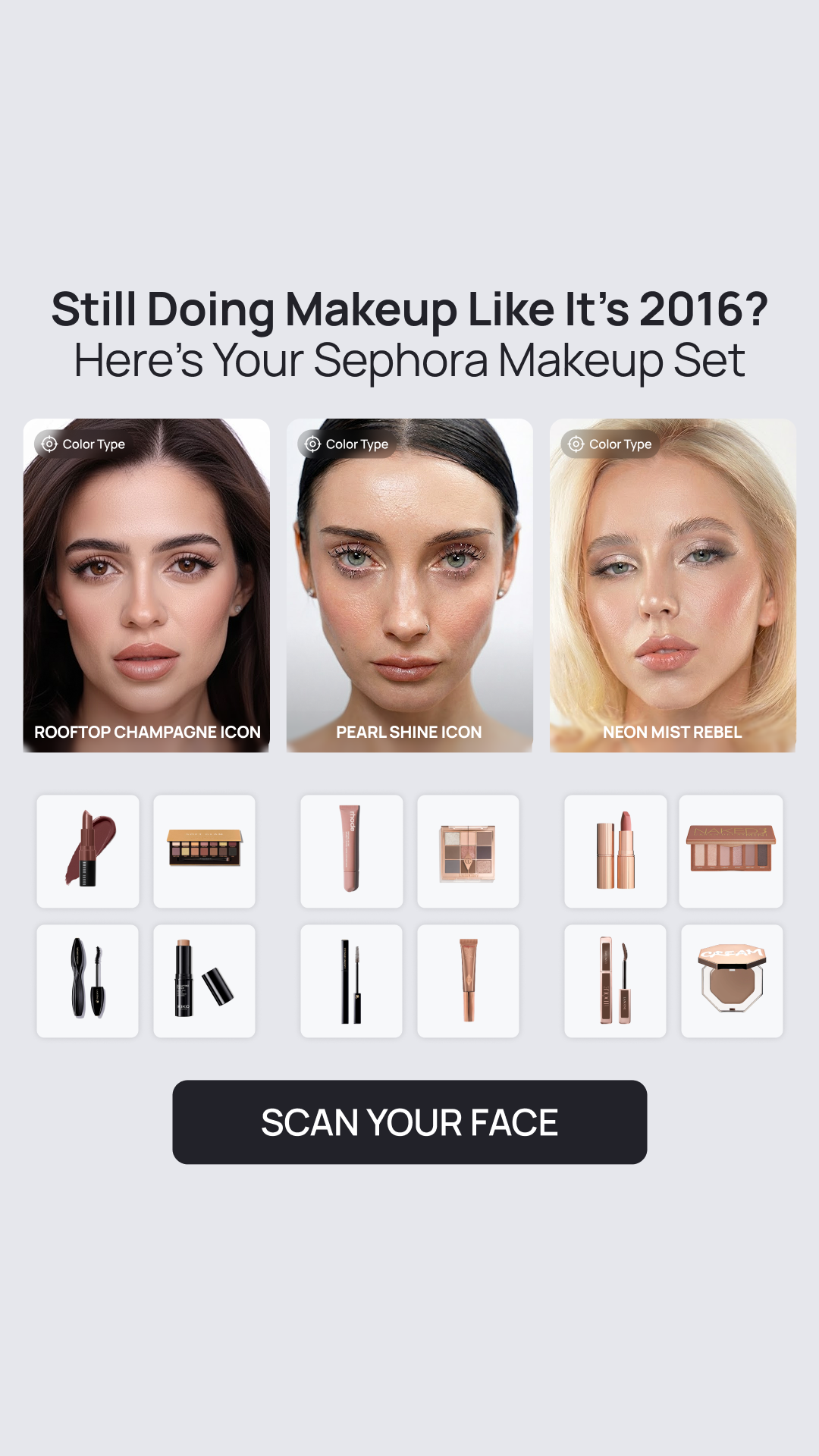 Beauty Transformation Program Facebook ad