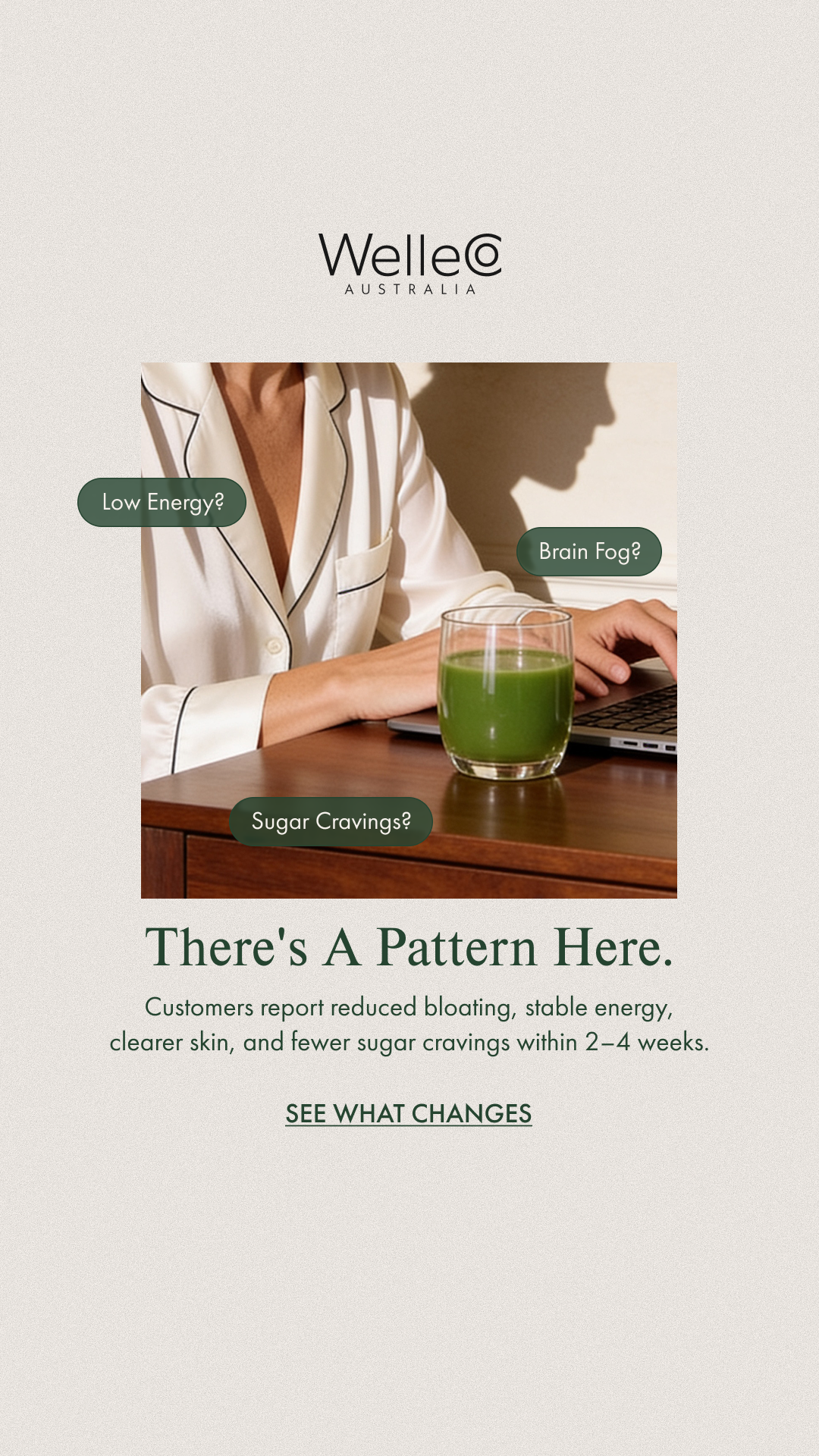 WelleCo Facebook ad