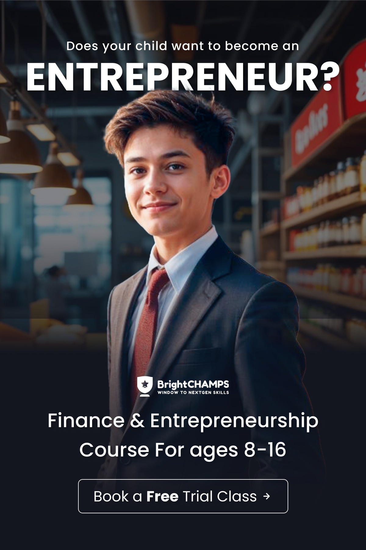 Education10x : Financial Literacy Program for Kids and Teens Facebook ad