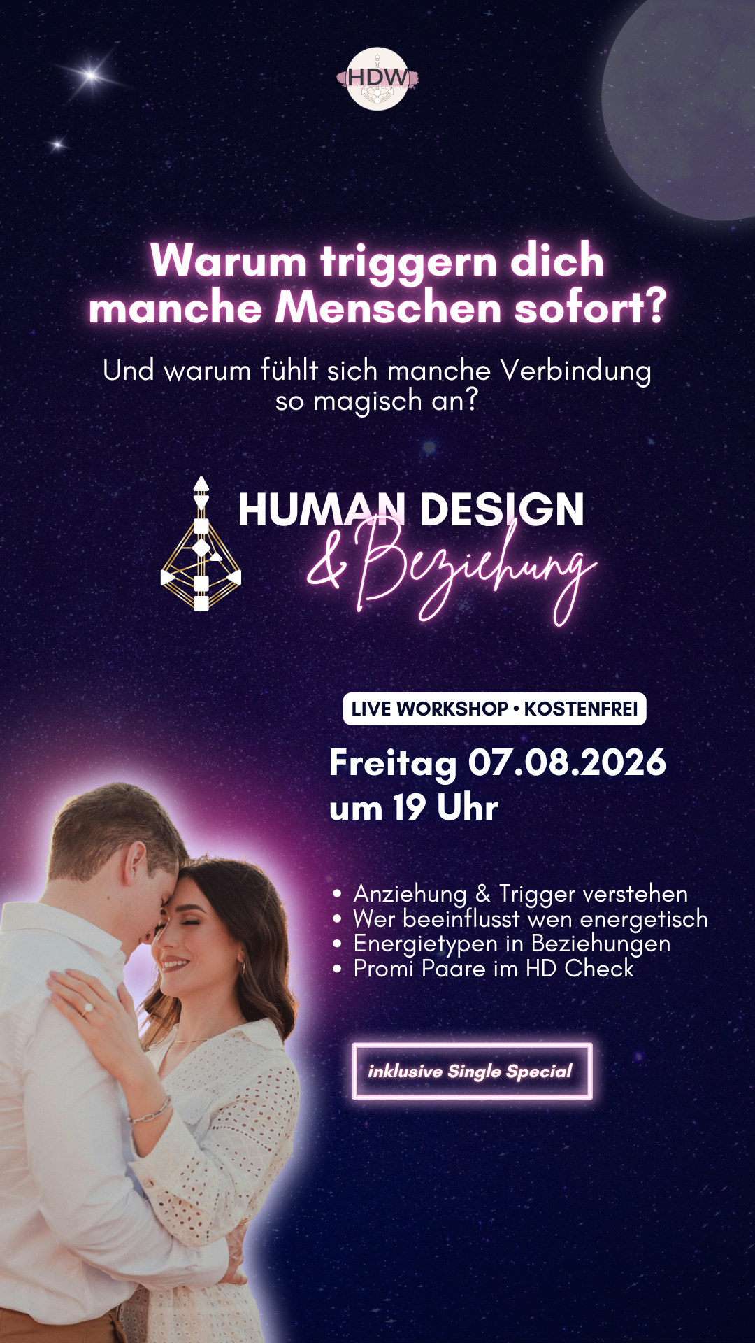 Humandesignwissen Facebook ad from Jul 28, 2026