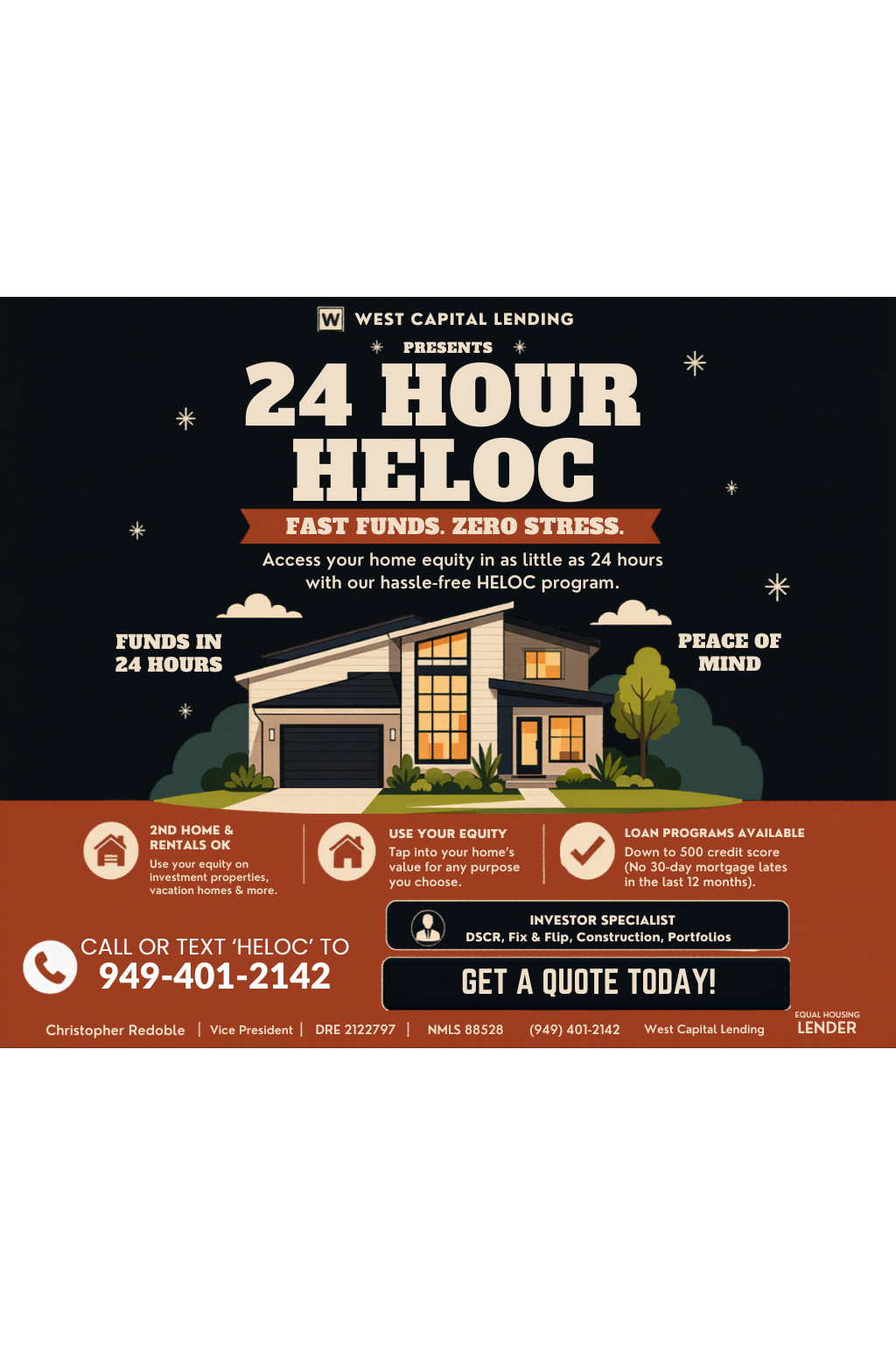 Christopher Redoble - Mortgage & Real Estate Professional, Investor Facebook ad