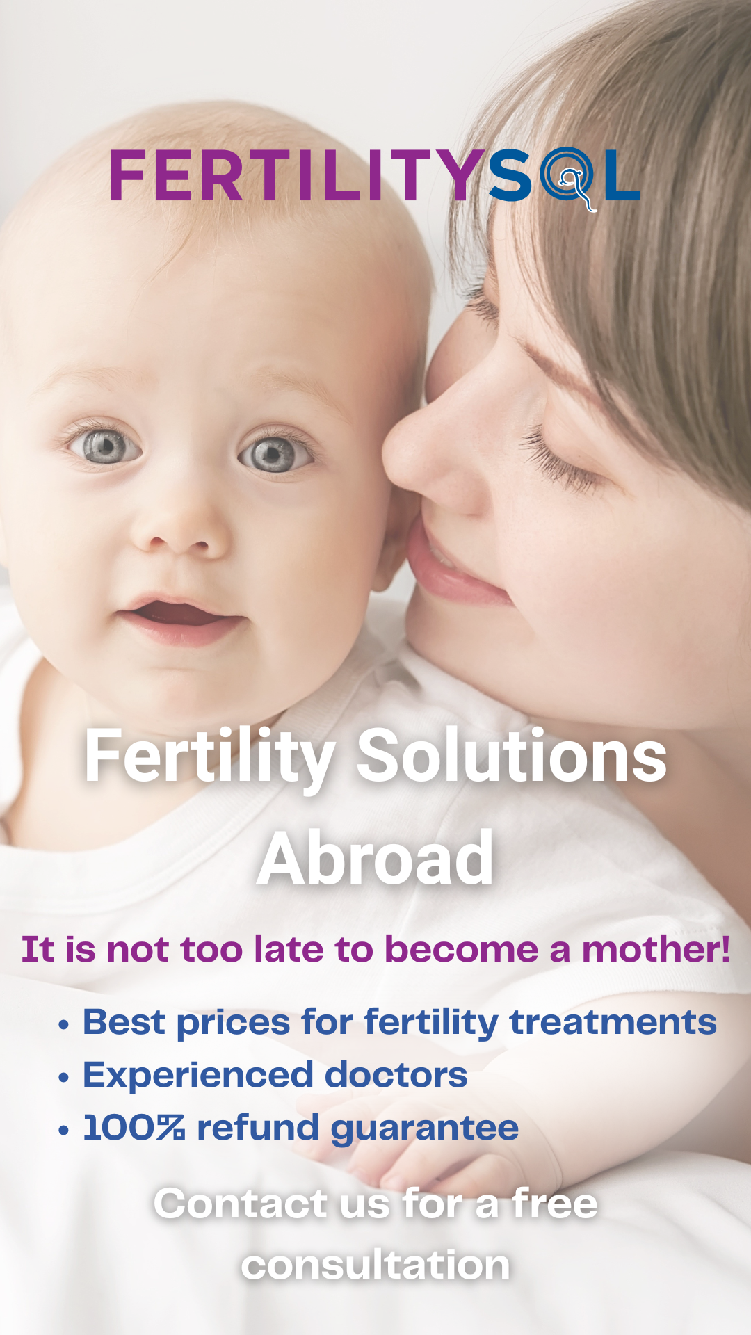 Fertility Solutions Facebook ad from May 11, 2026