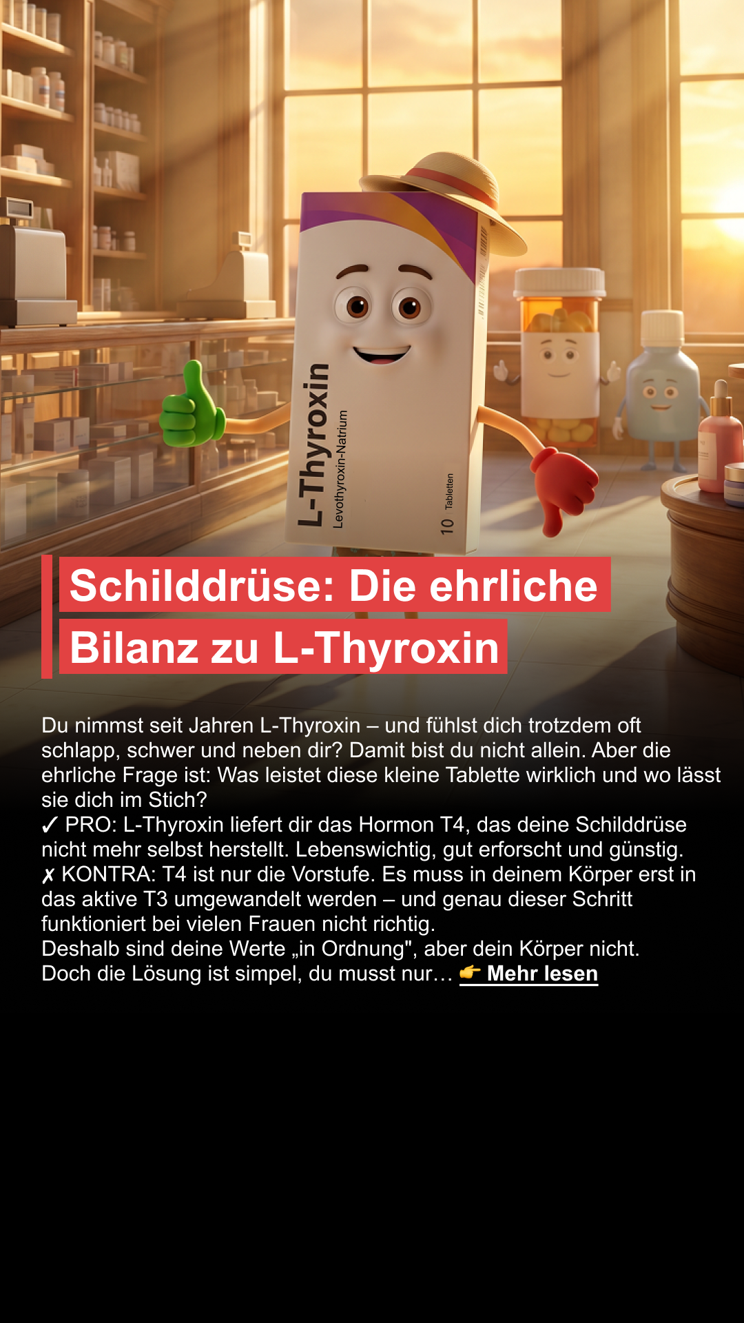 Mission Schilddrüse Facebook ad