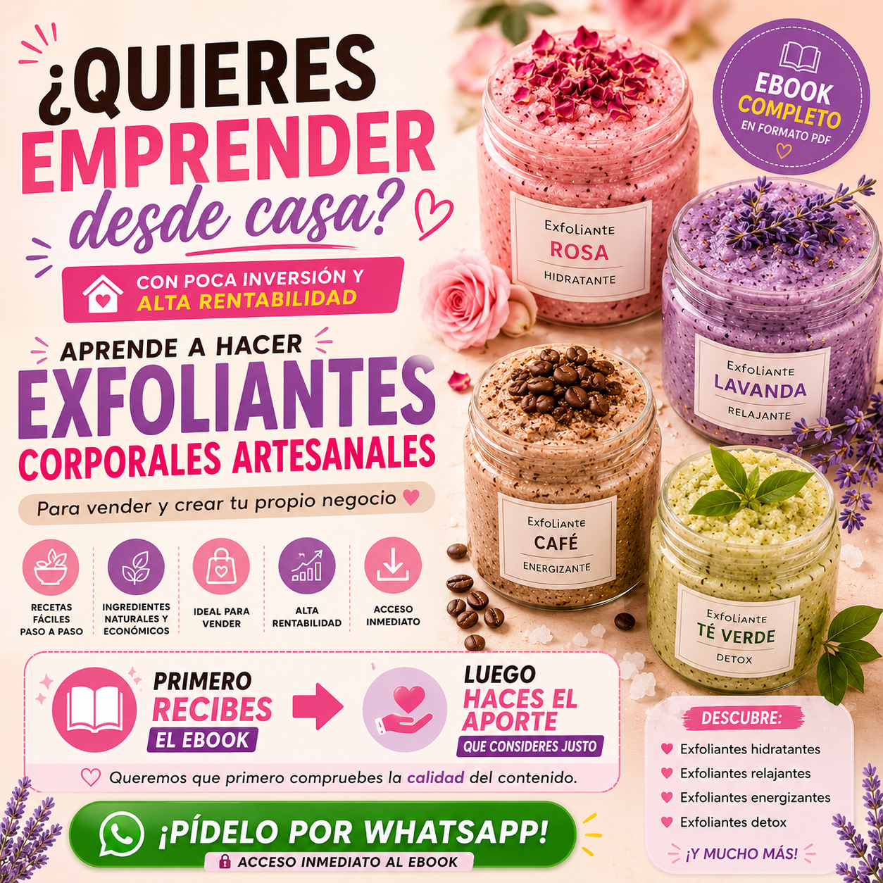 Ideas Creativas para Emprender hoy Facebook ad: + 500 copias vendidas