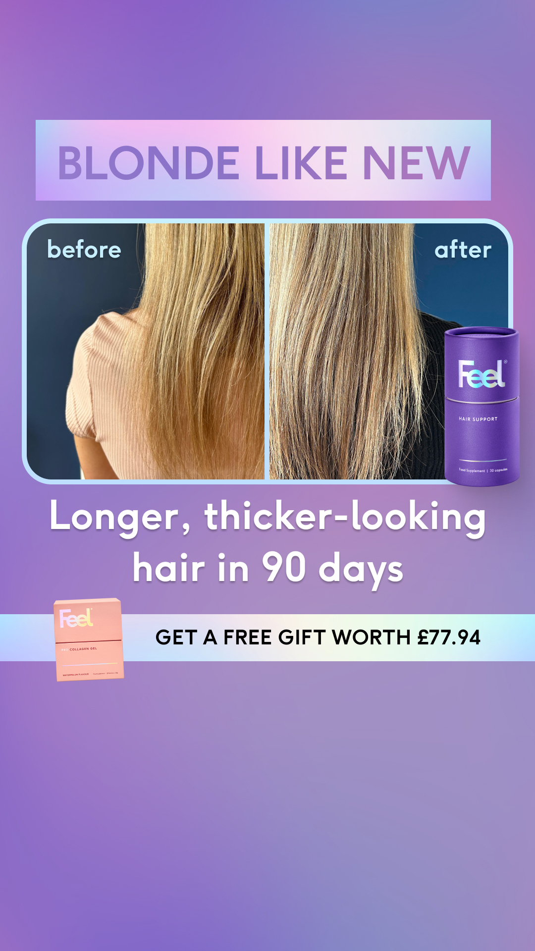 Feel Facebook ad