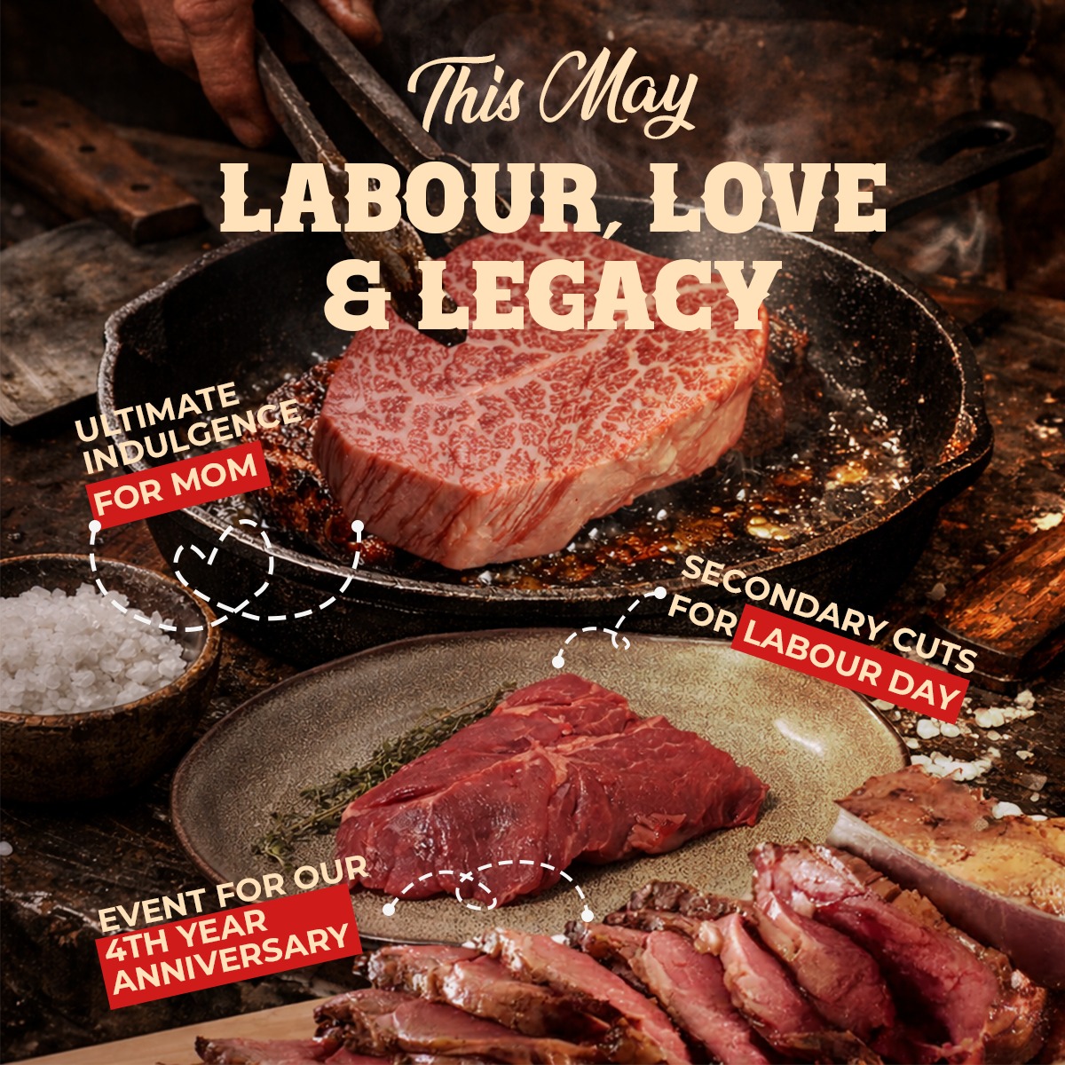 Eater's Market Facebook ad: MAY AT EATER’S MARKET: Labour, Love & Legacy…