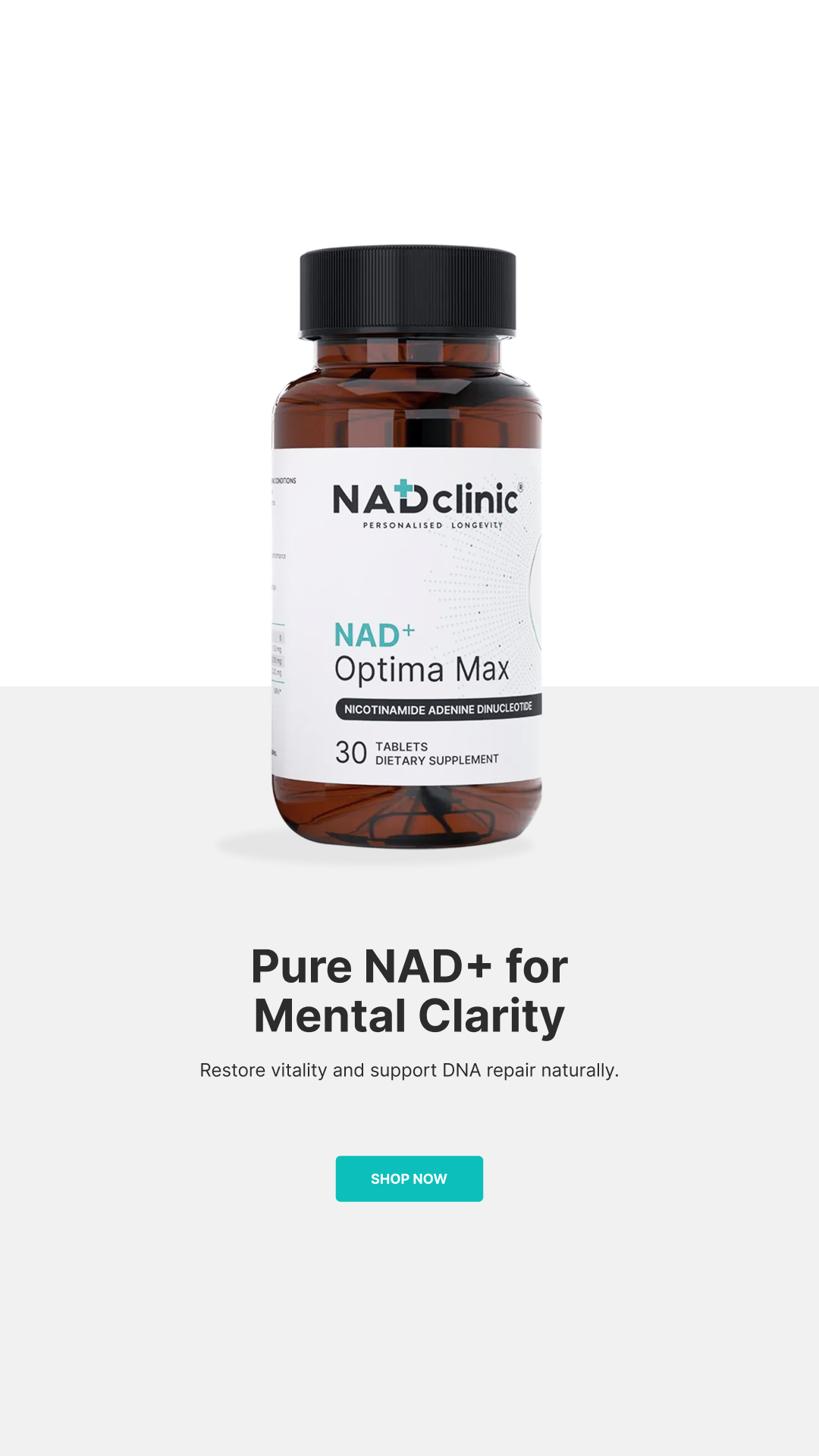 NADclinic South Africa Facebook ad from Dec 12, 2025