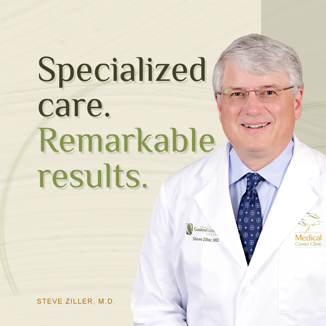 Medical Center Clinic Facebook ad: Struggling with digestive issues?