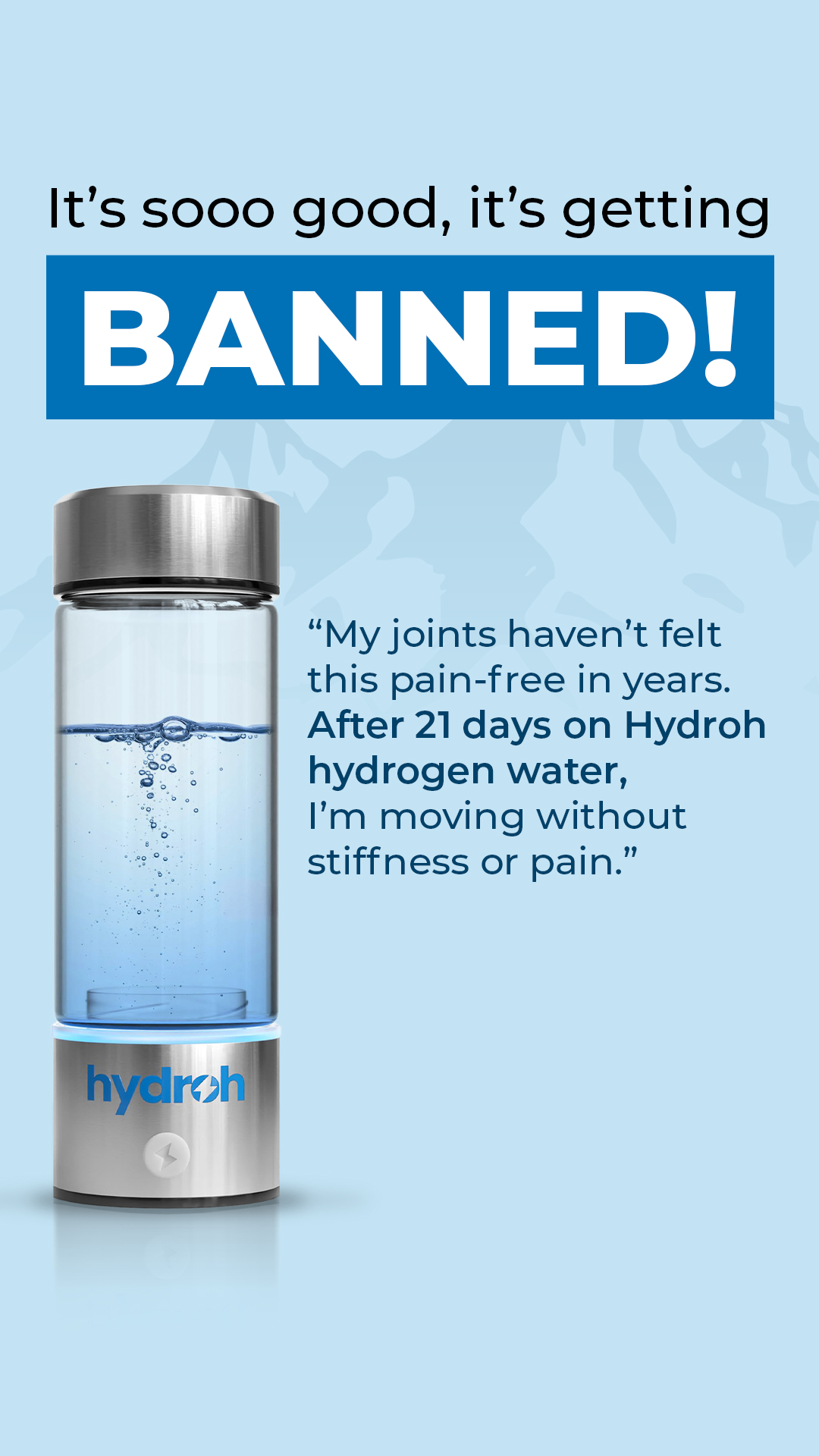 Hydroh Facebook ad
