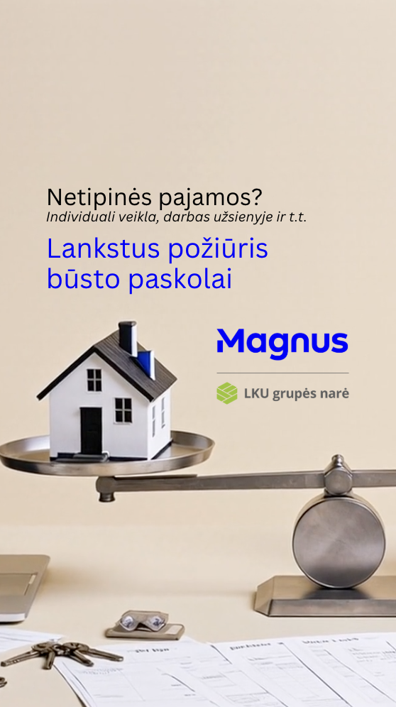 Kredito unija Magnus Facebook ad from Jul 21, 2026