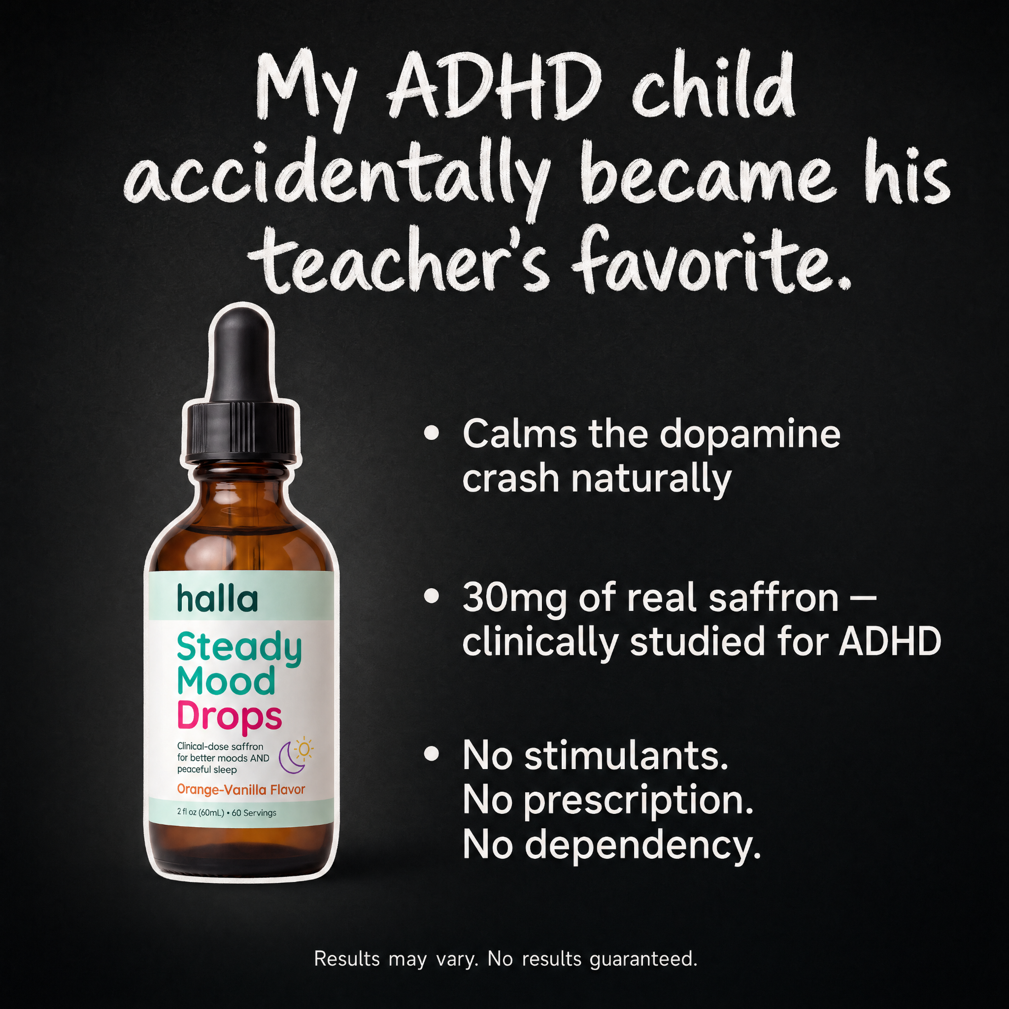 Nourish ADHD Facebook ad