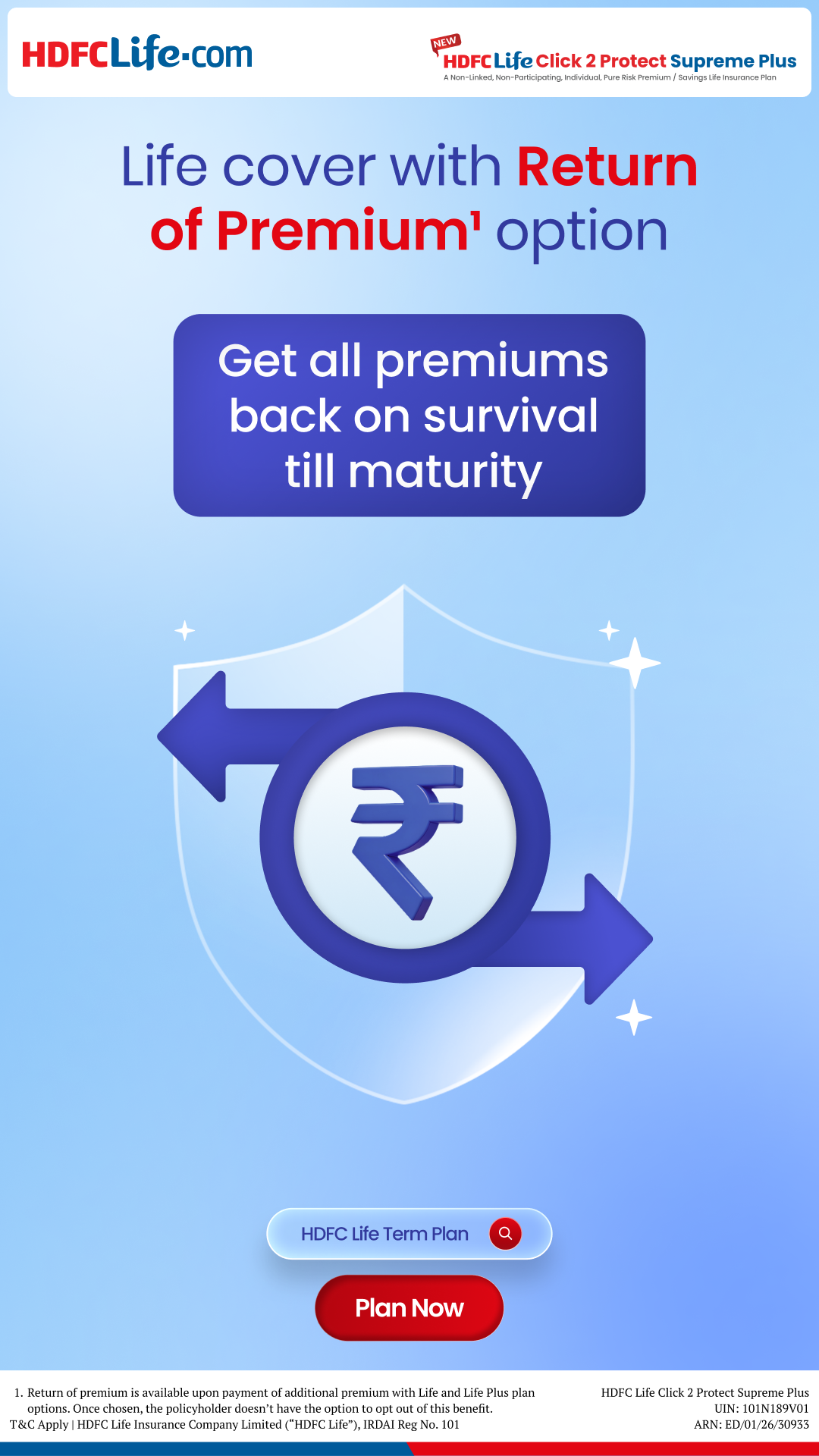 HDFC Life Facebook ad