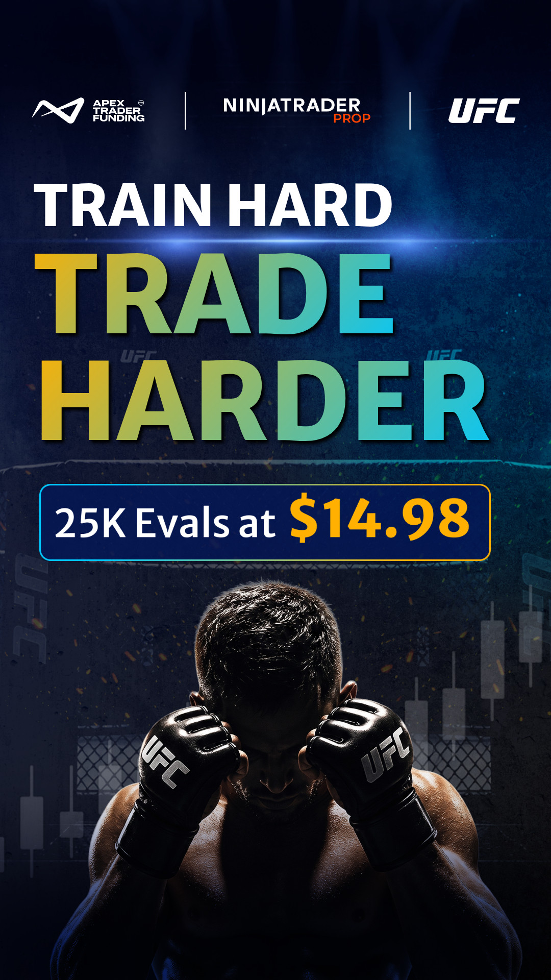 Apex Trader Funding Facebook ad: Build confidence, test your strategy, and unlock a…