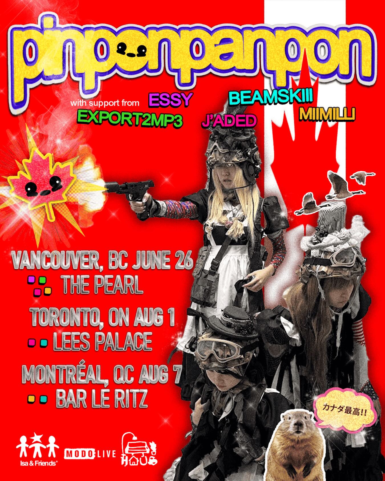 The Pearl on Granville Facebook ad: Tickets for PINPONPANPON with Special Guests