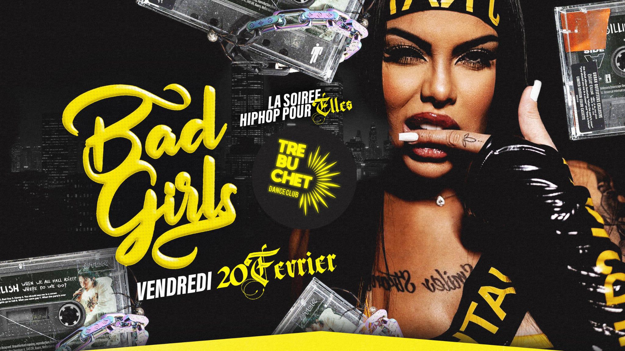 Le Trébuchet DanceClub Facebook ad: Bad Girls x Trébuchet x Vend. 20 Fév