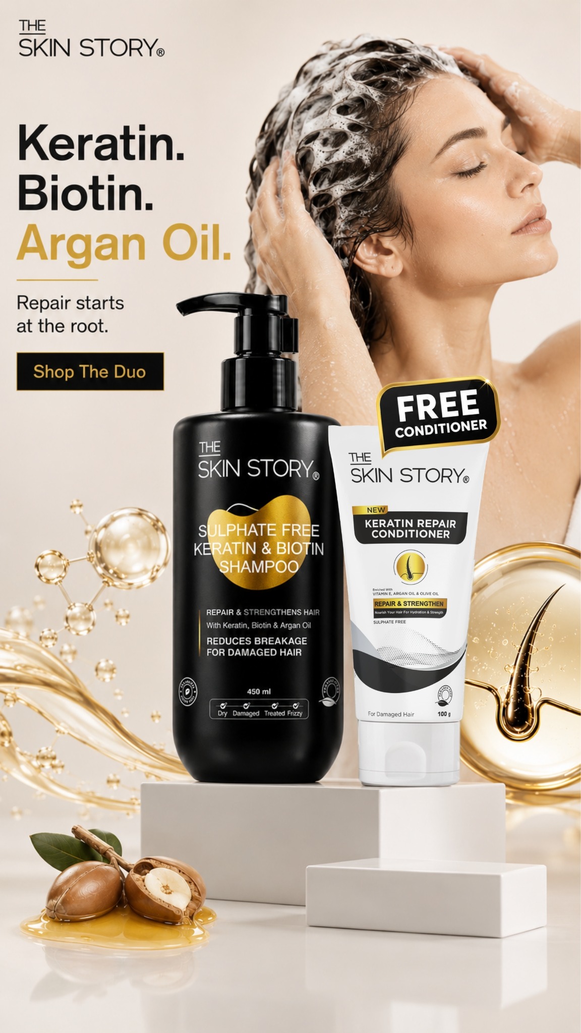 The Skin Story Facebook ad from Jul 13, 2026