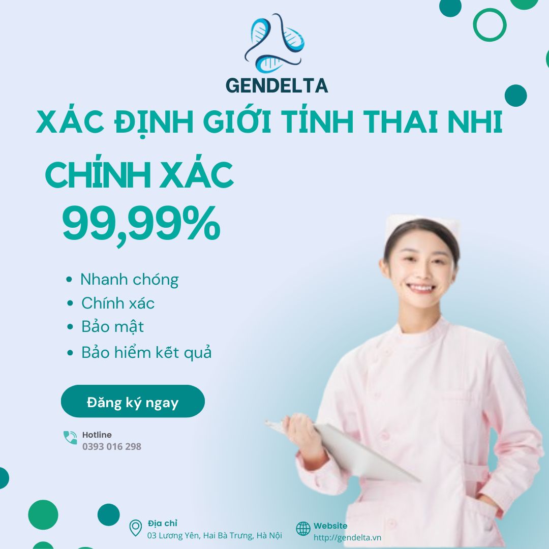 Xét Nghiệm NIPT - ADN - Giới Tính XY Facebook ad: XÁC ĐỊNH GIỚI TÍNH TUẦN THỨ 6