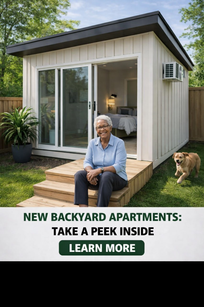 Smart Finds Facebook ad: Modern Backyard Apartments