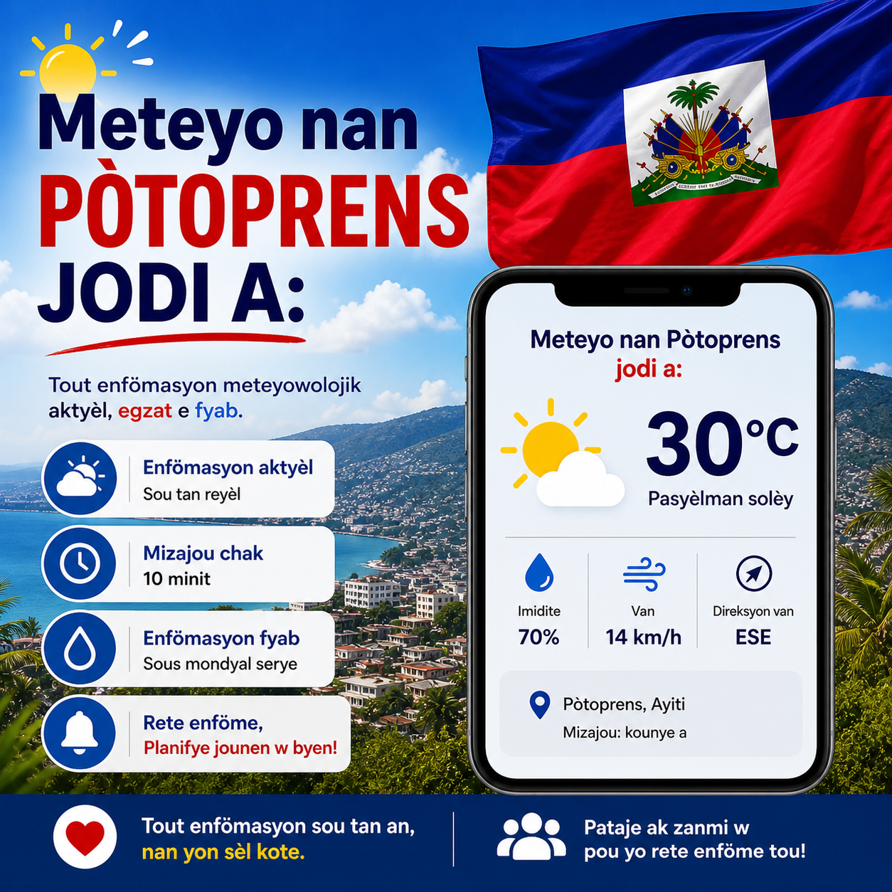 Meteyo nan Pòtoprens jodi a Facebook ad from May 3, 2026