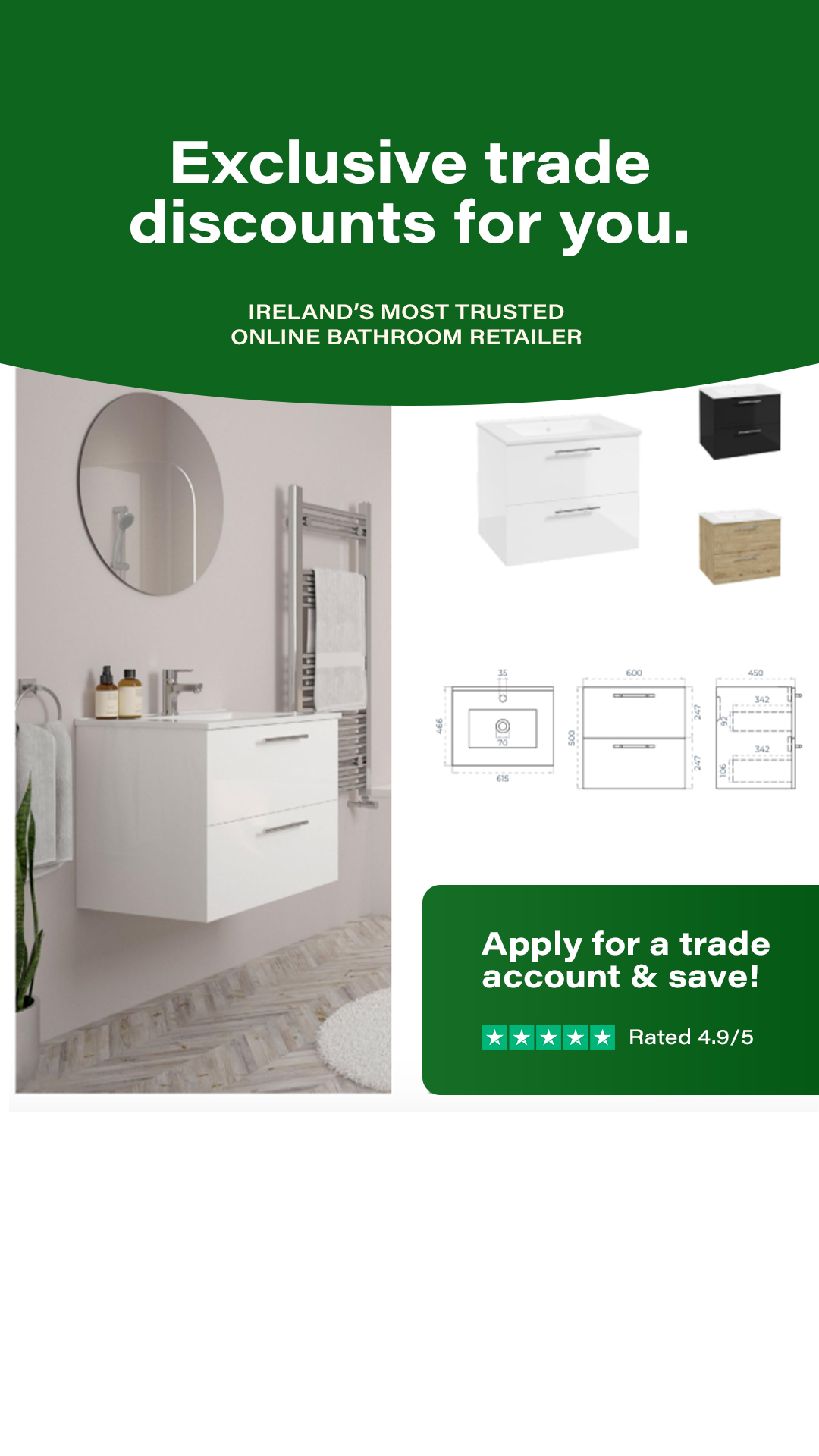 Bathroom Outlet Facebook ad