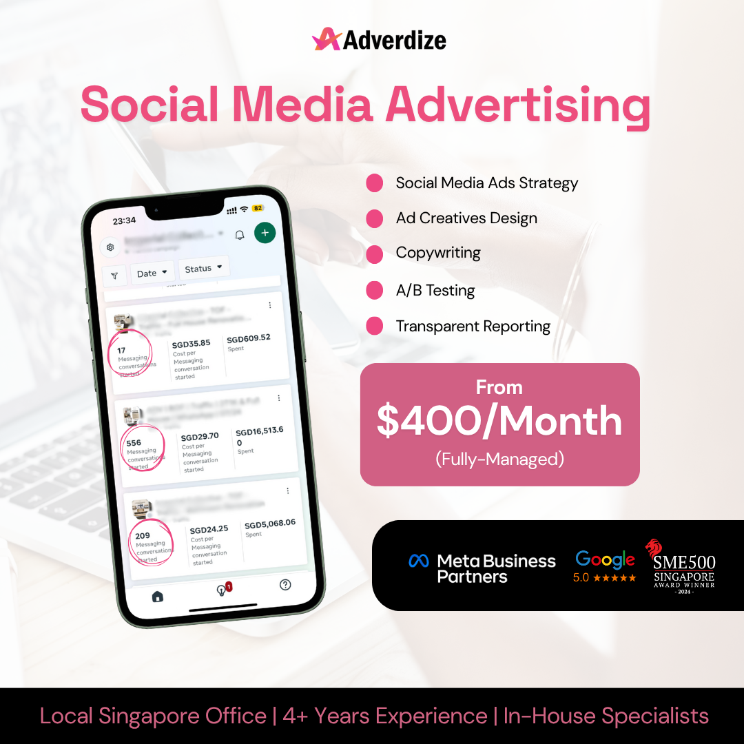 Adverdize Facebook ad