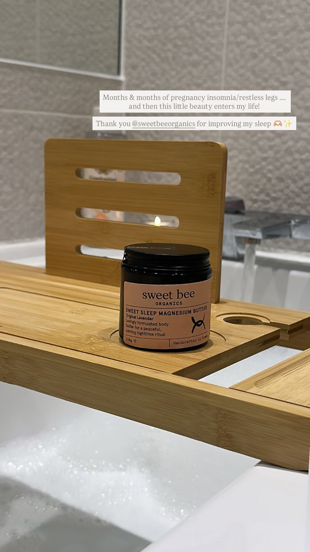Sweet Bee Organics Facebook ad