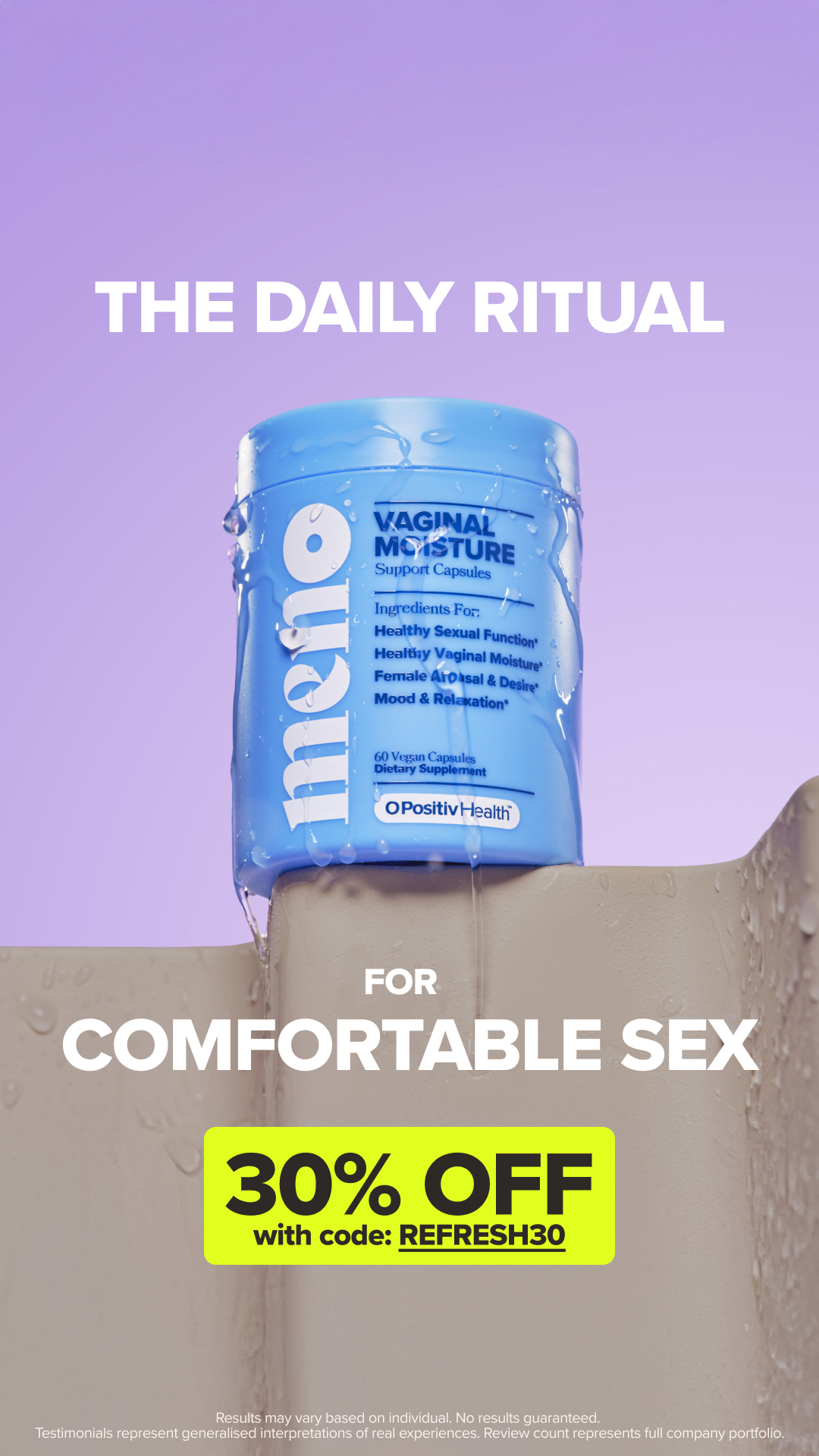 MENO Vitamins Facebook ad