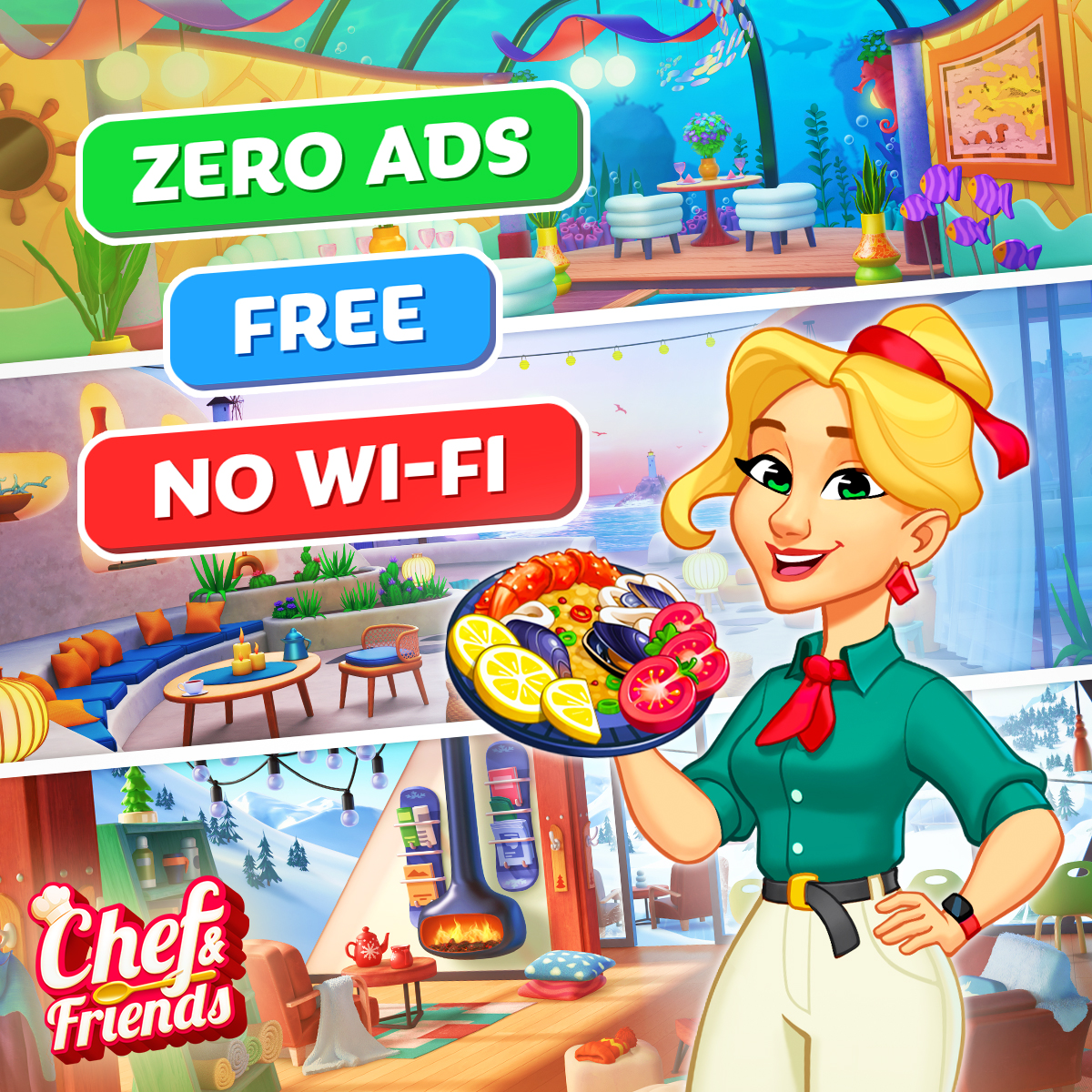 Chef & Friends Facebook ad from Dec 16, 2025