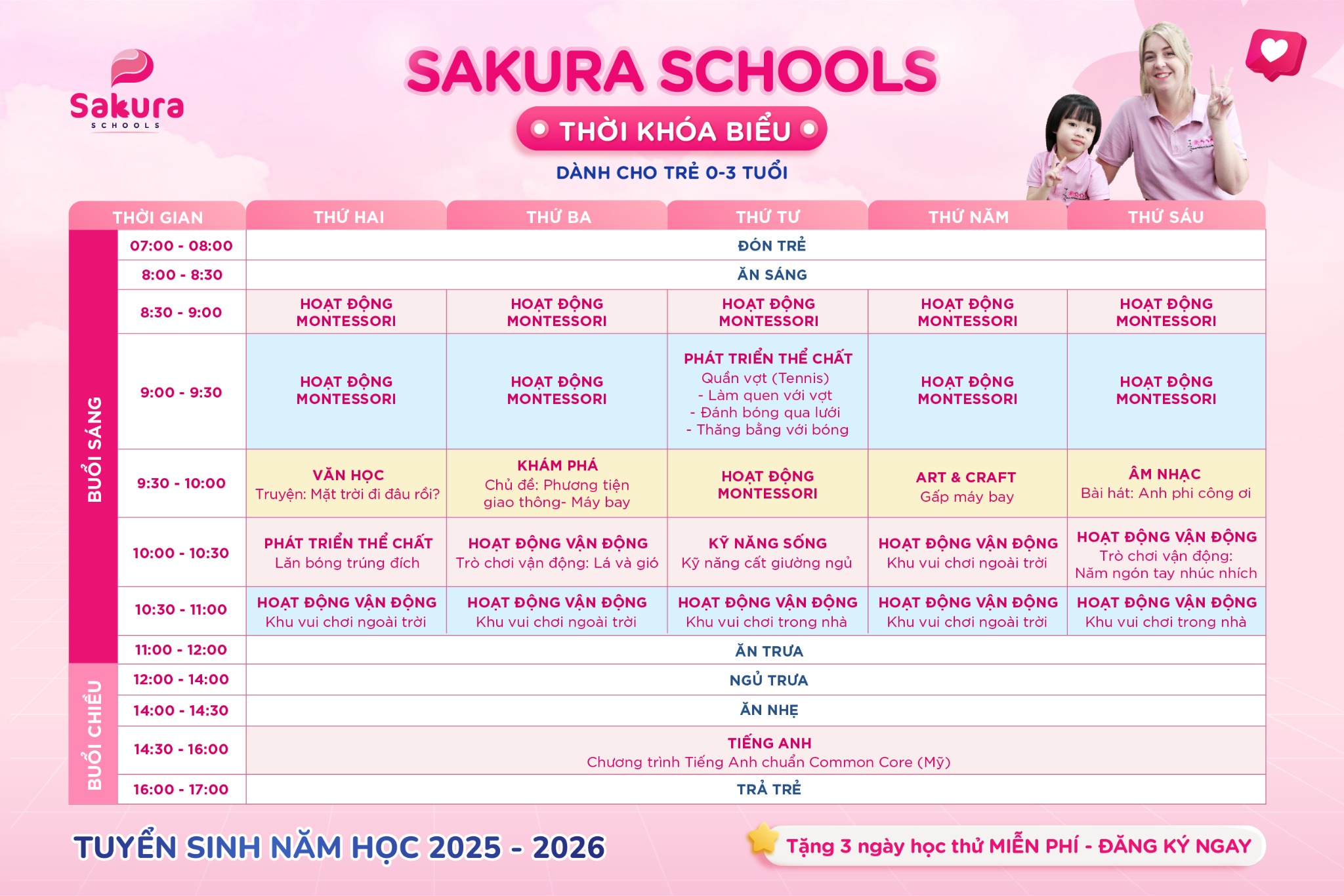 Sakura Schools Facebook ad: NHẬN CHƯƠNG TRÌNH HỌC VÀ HỌC PHÍ